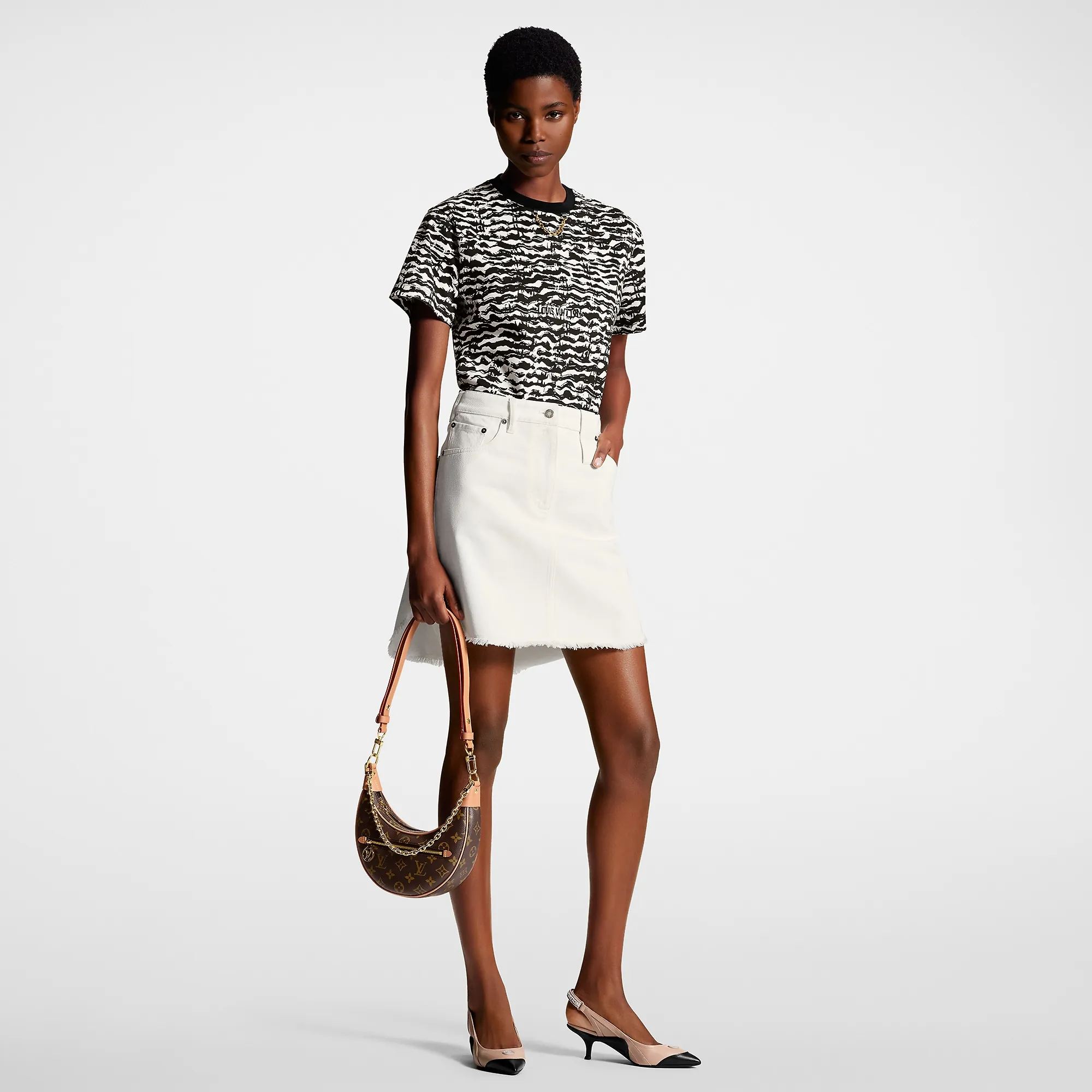 Louis Vuitton Ink Tiger T-Shirt - Women - Ready-to-Wear 1ABT8B