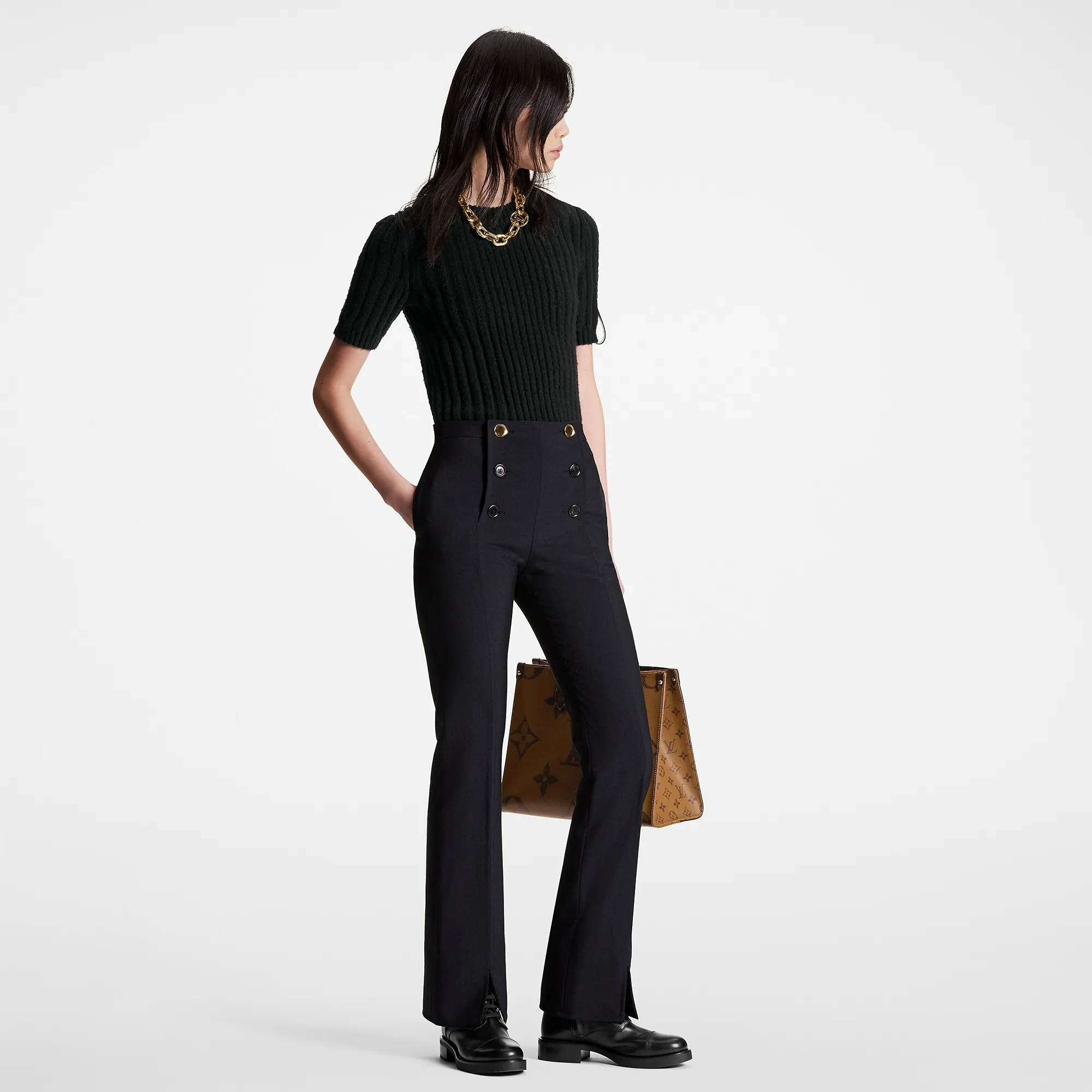 Louis Vuitton Tailored Sailor Pants - Women - Ready-to-Wear 1ABTEC