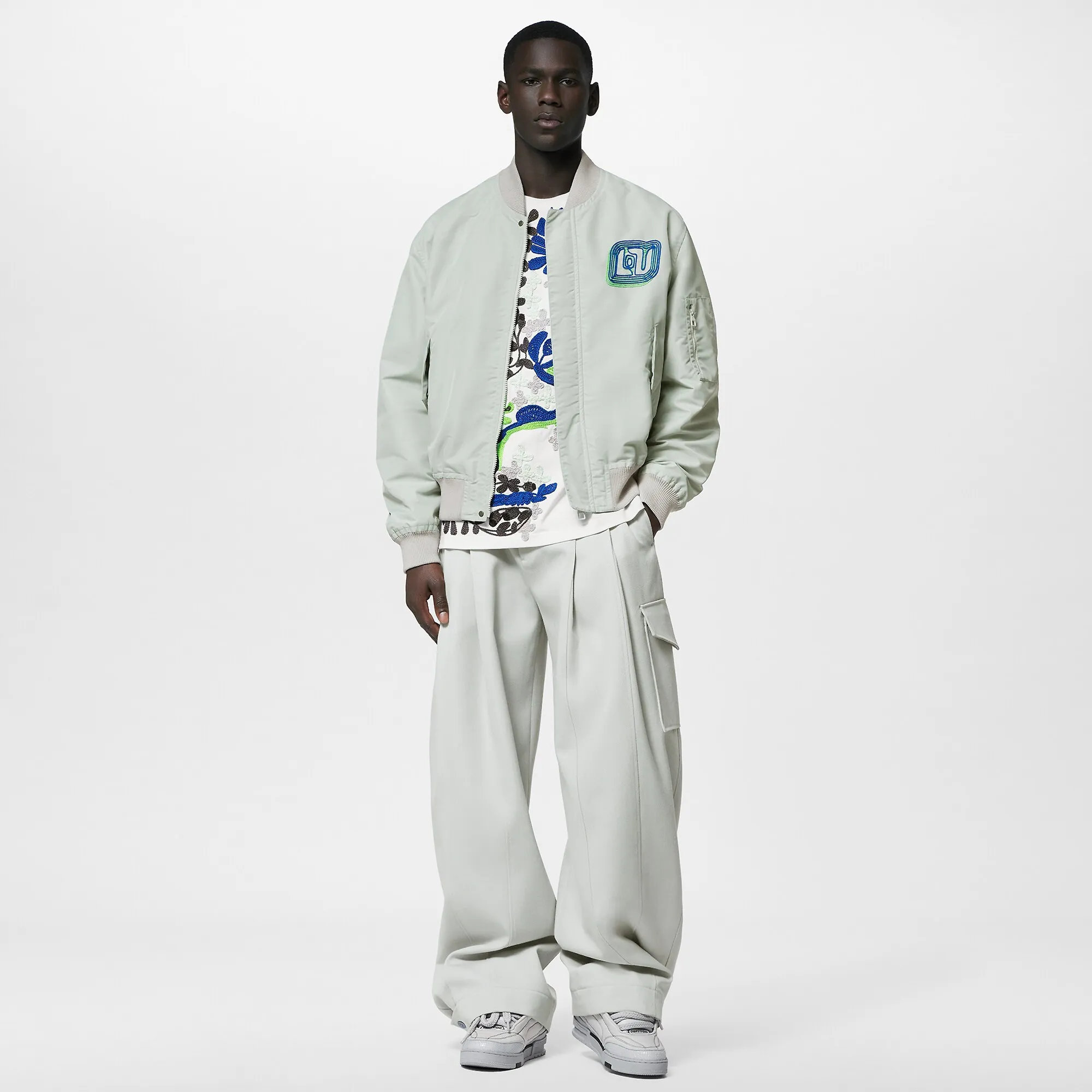 Louis Vuitton Embroidered Lightweight Bomber - Men - Ready-to-Wear 1ABXT1