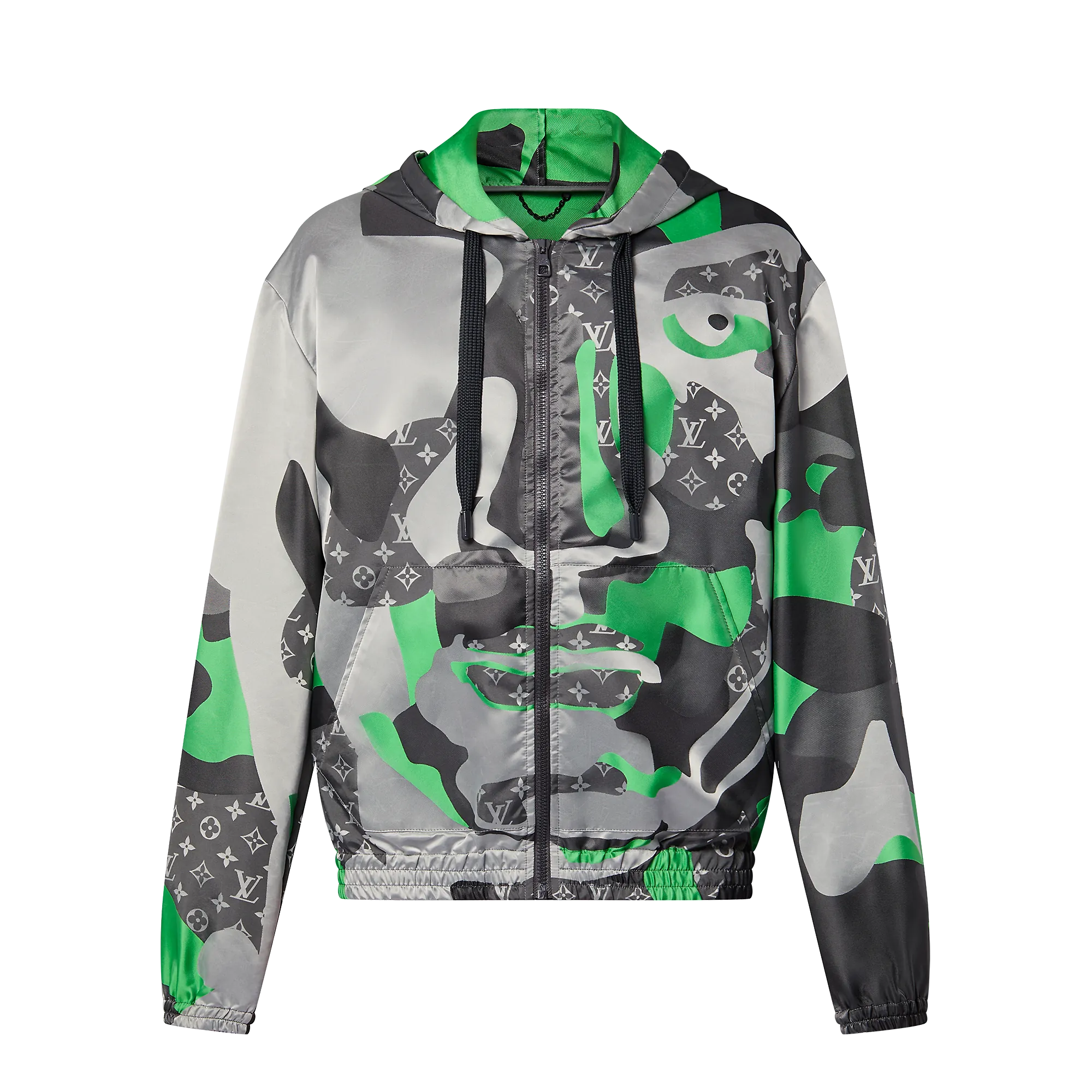 Louis Vuitton Patchworked Portrait Hooded Blouson - Men - Ready-to-Wear 1ABXTA