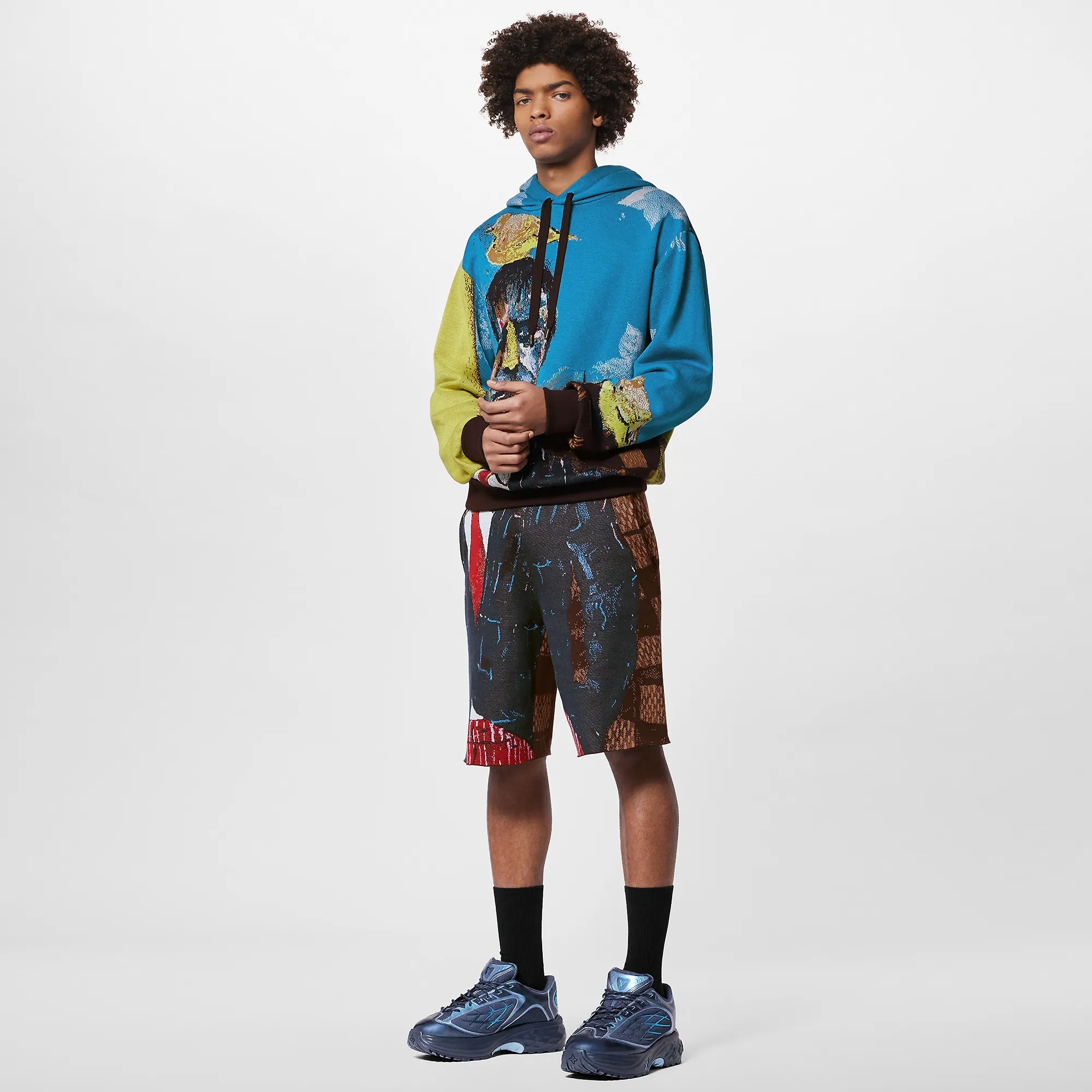 Louis Vuitton Jacquard Cotton Hoodie - Men - Ready-to-Wear 1ABXY3