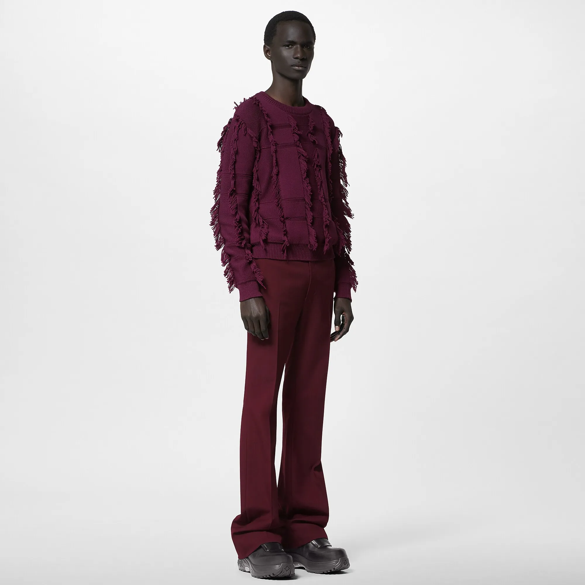 Louis Vuitton Fringed Crewneck - Men - Ready-to-Wear 1ABY0X