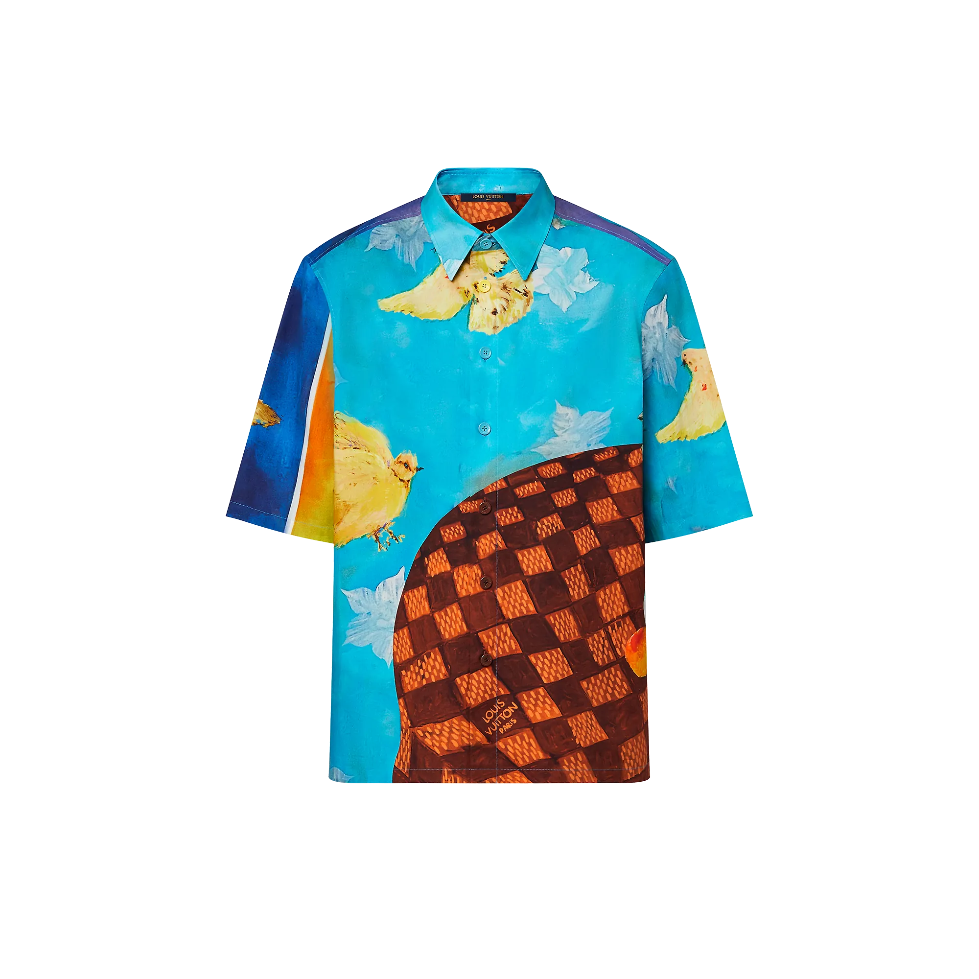 Louis Vuitton Printed Cotton Short-Sleeved Shirt - Men - Ready-to-Wear 1ABY2B