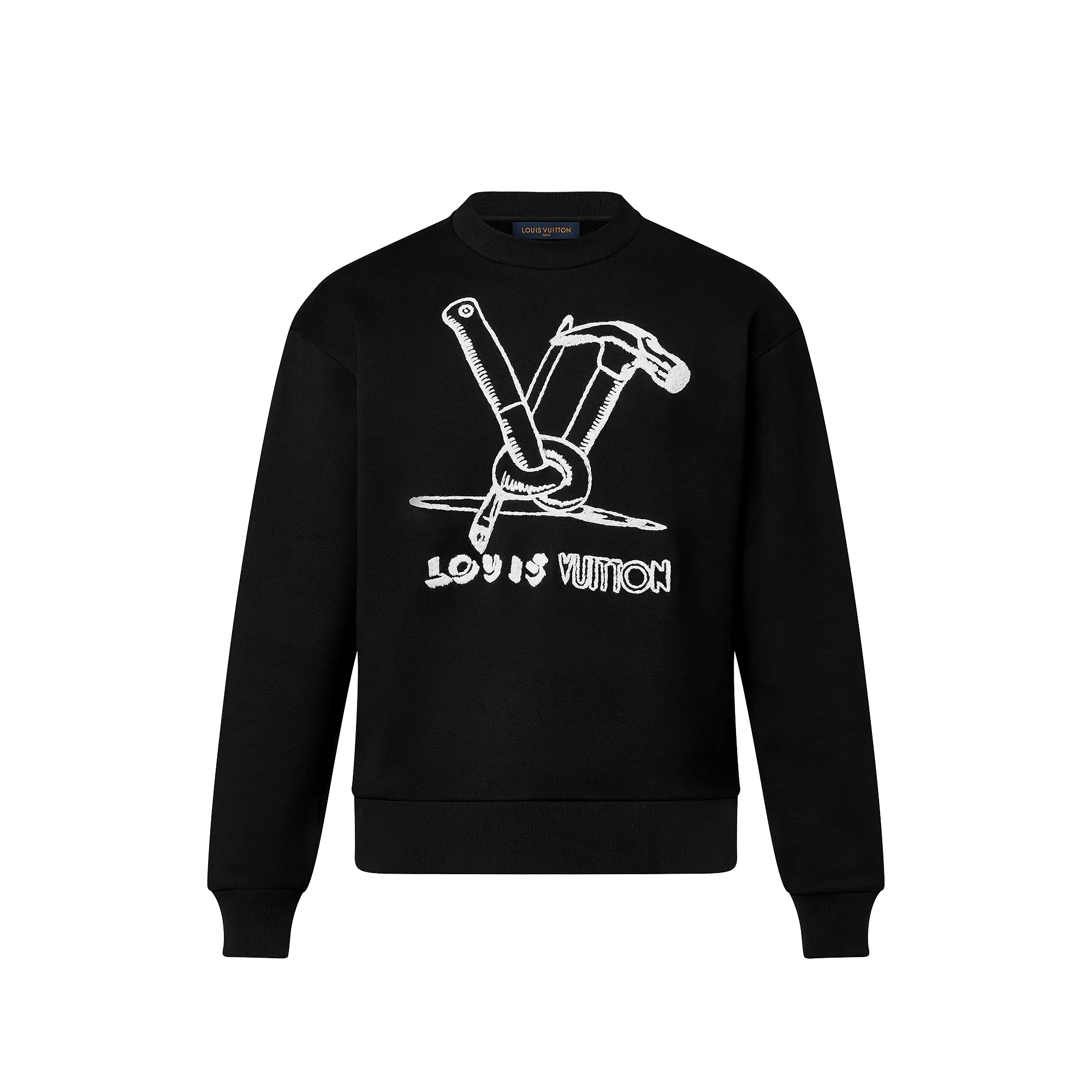 Louis Vuitton Embroidered Cotton Sweatshirt - Men - Ready-to-Wear 1ABY3K