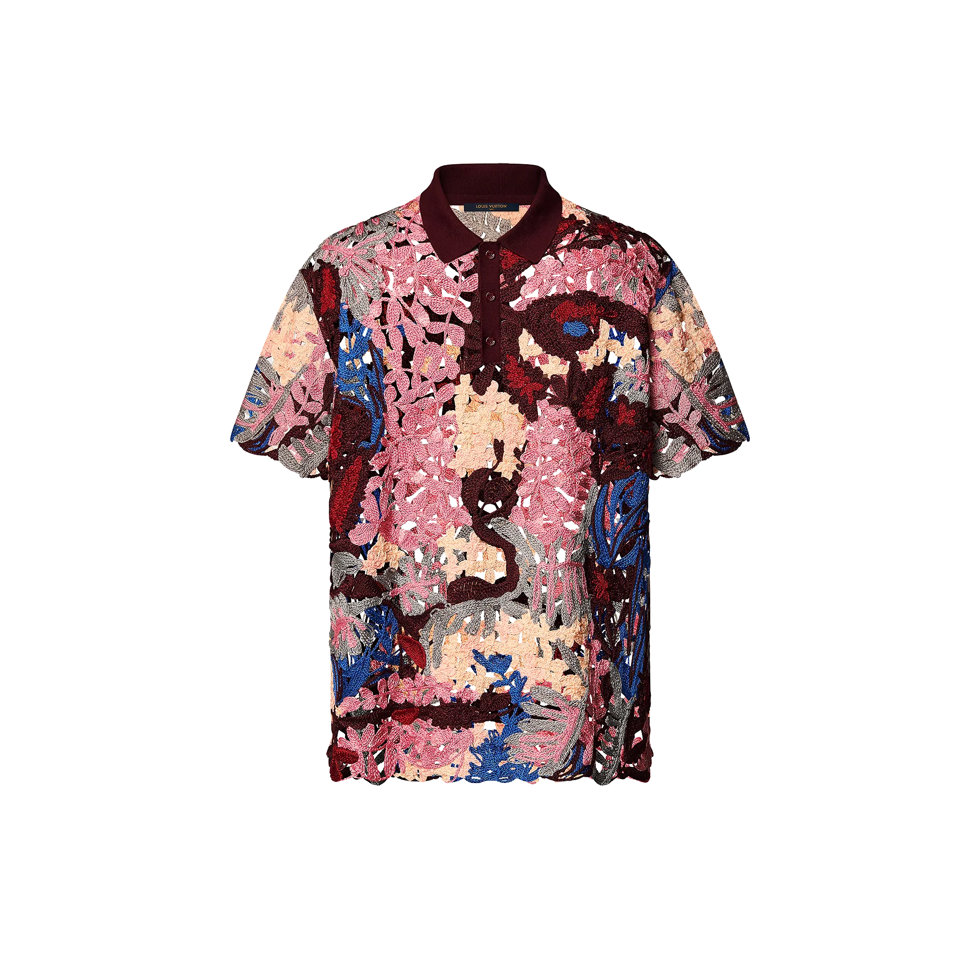 Louis Vuitton Embroidered Cotton Polo - Men - Ready-to-Wear 1ABY3U