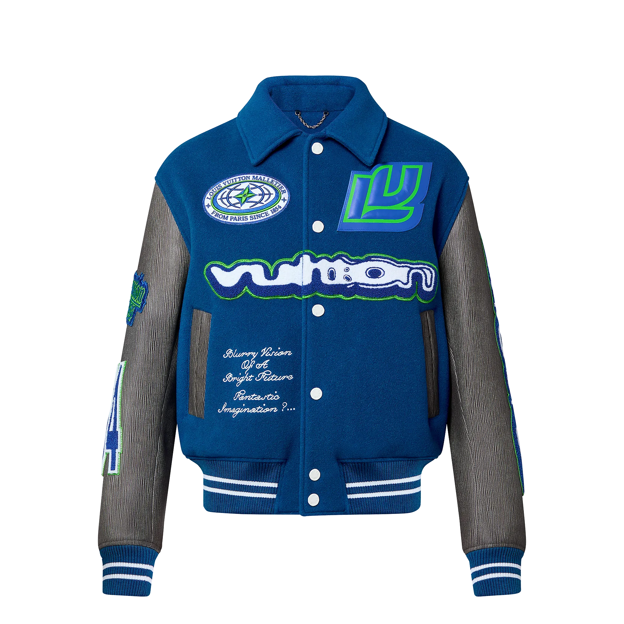 Louis Vuitton Embroidered Varsity Blouson - Men - Ready-to-Wear 1ABY5U