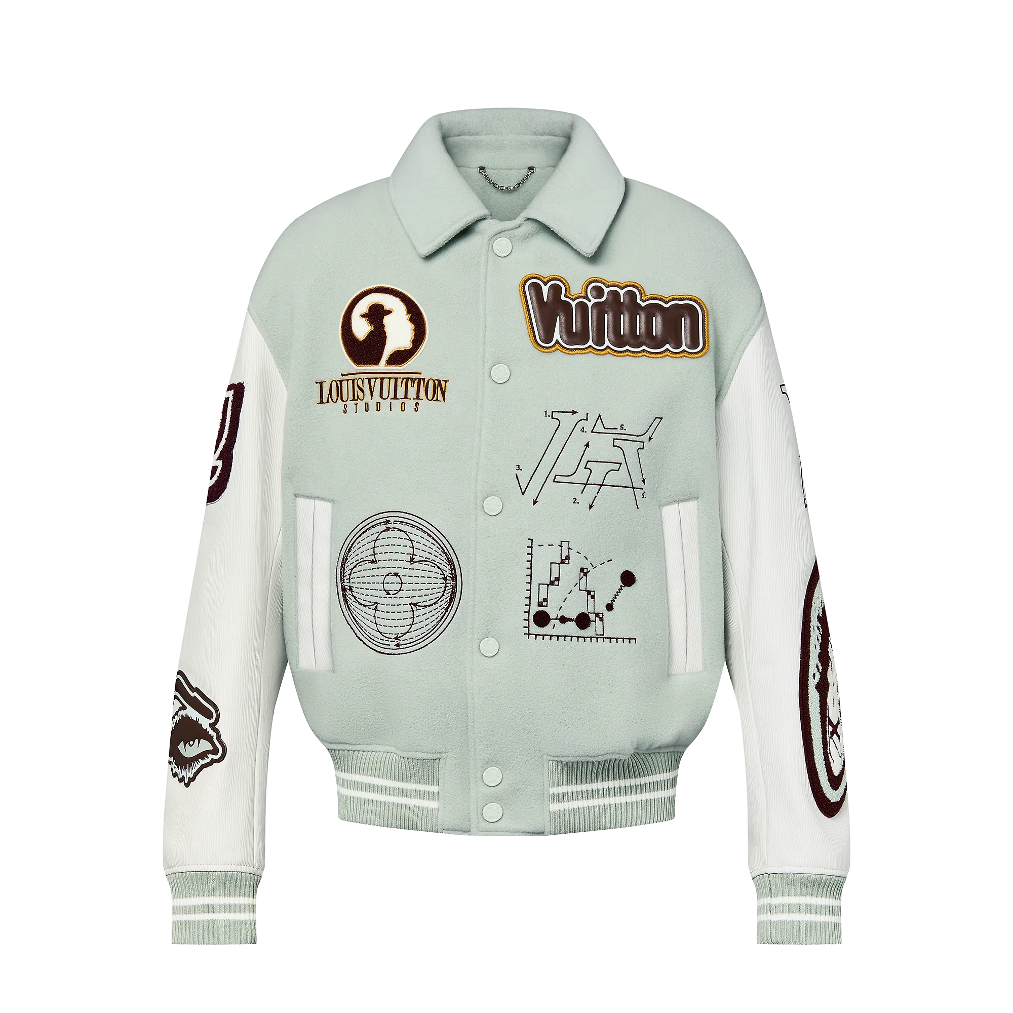 Louis Vuitton Varsity Leather Blouson - Men - Ready-to-Wear 1ABY6D