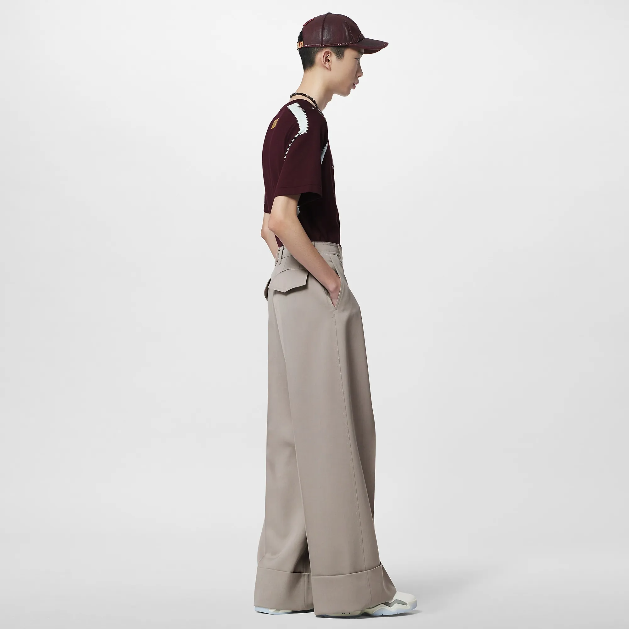 Louis Vuitton Workwear Cuffed Wool Pants - Men - Ready-to-Wear 1ABYCM