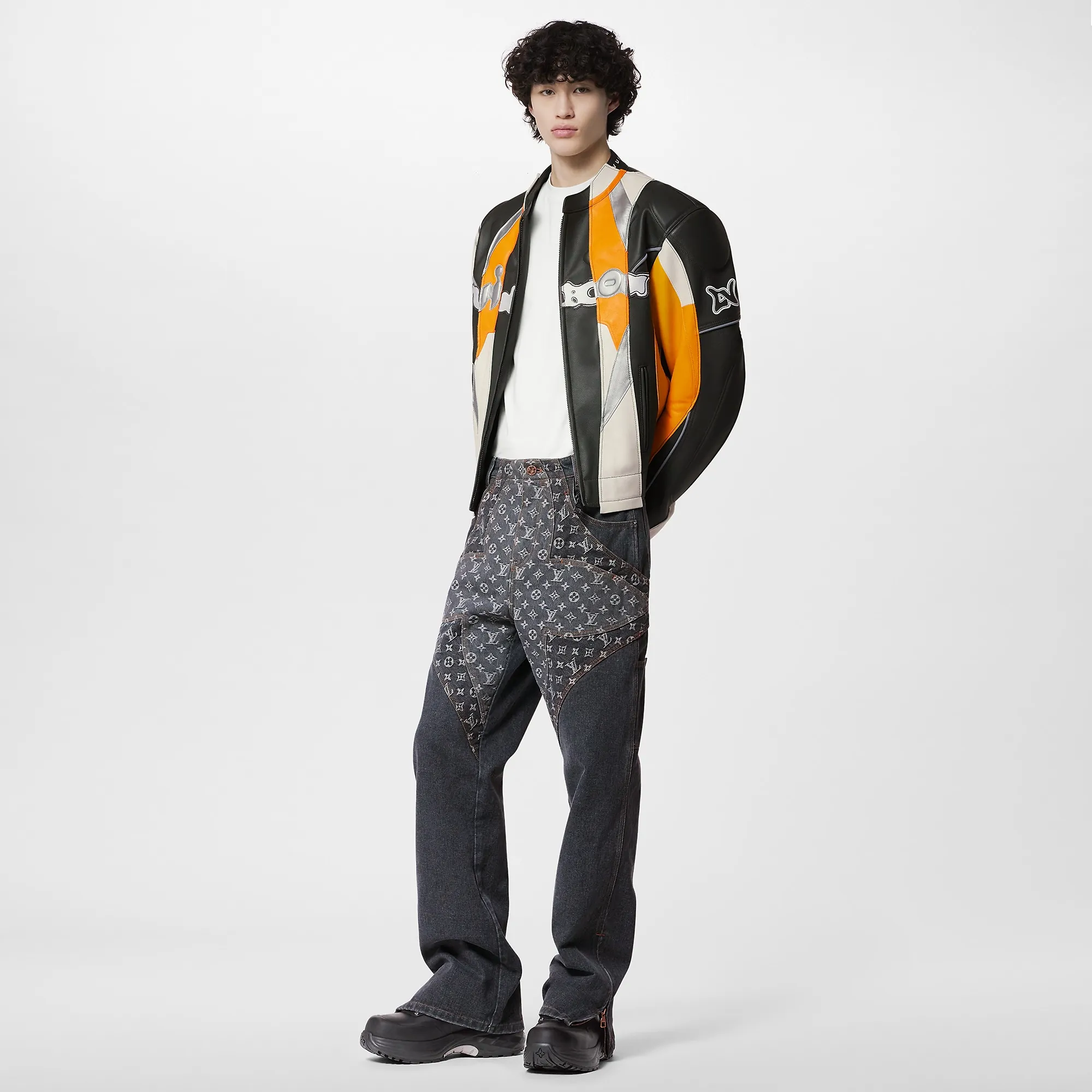 Louis Vuitton Monogram Flower Denim Pants - Men - Ready-to-Wear 1ABYEA