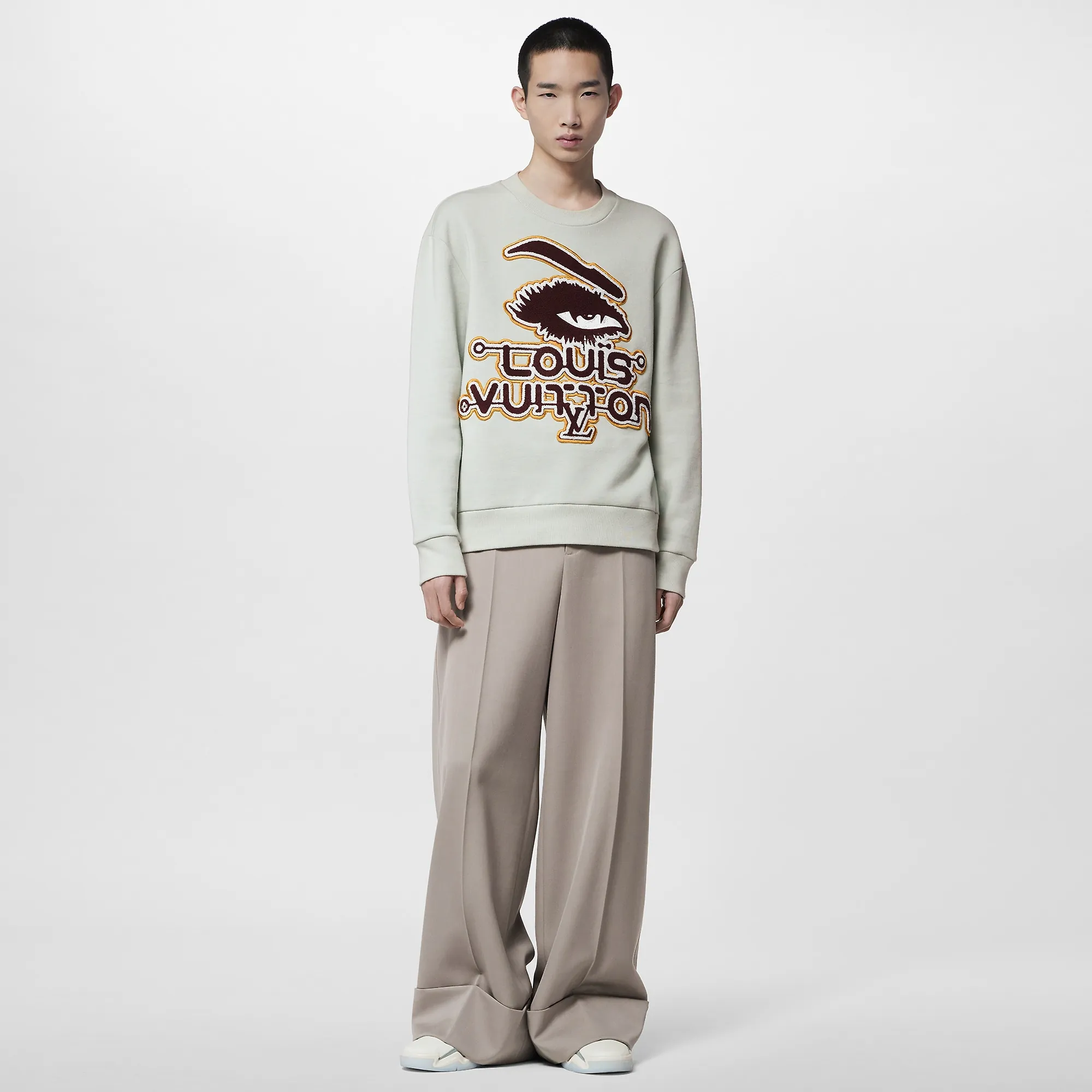 Louis Vuitton Embroidered Cotton Sweatshirt - Men - Ready-to-Wear 1ABYJY