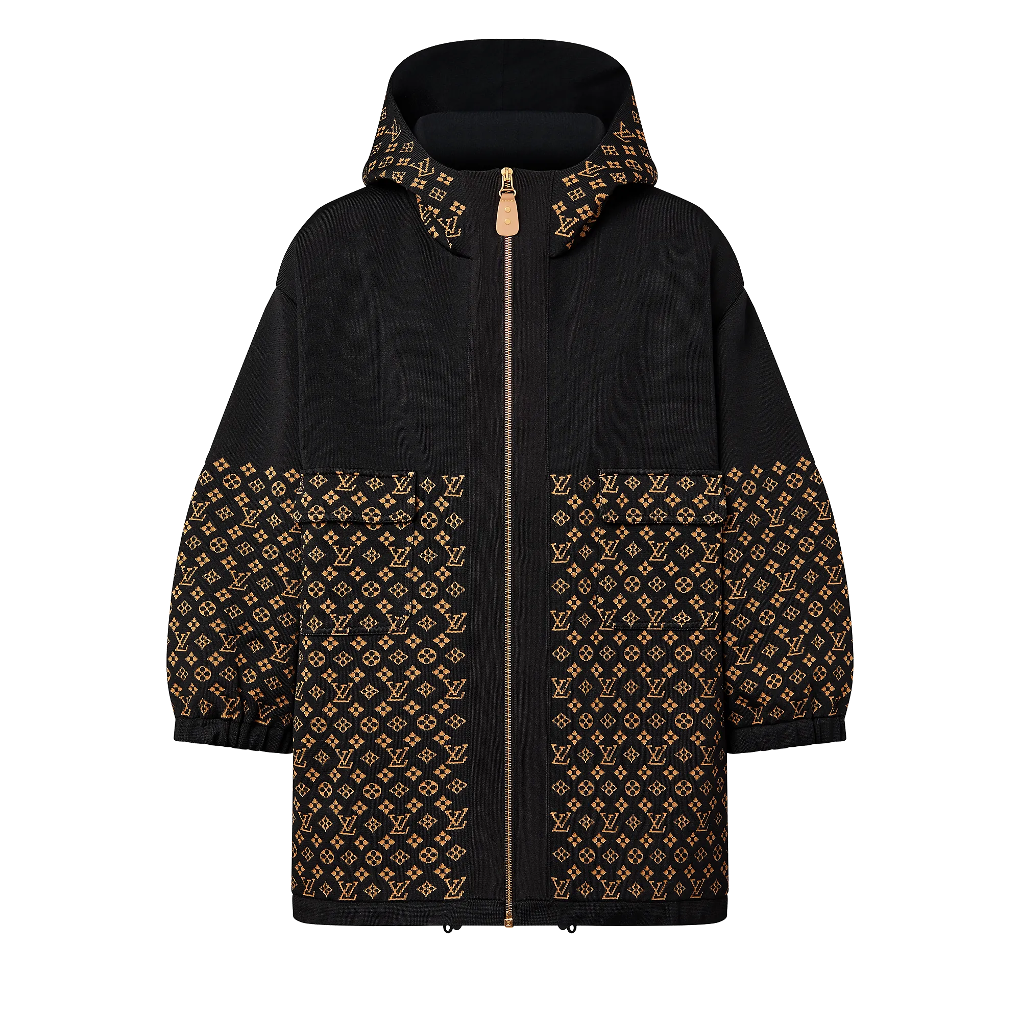 Louis Vuitton Monogram Jacquard Knit Jacket - Women - Ready-to-Wear 1ABYKC