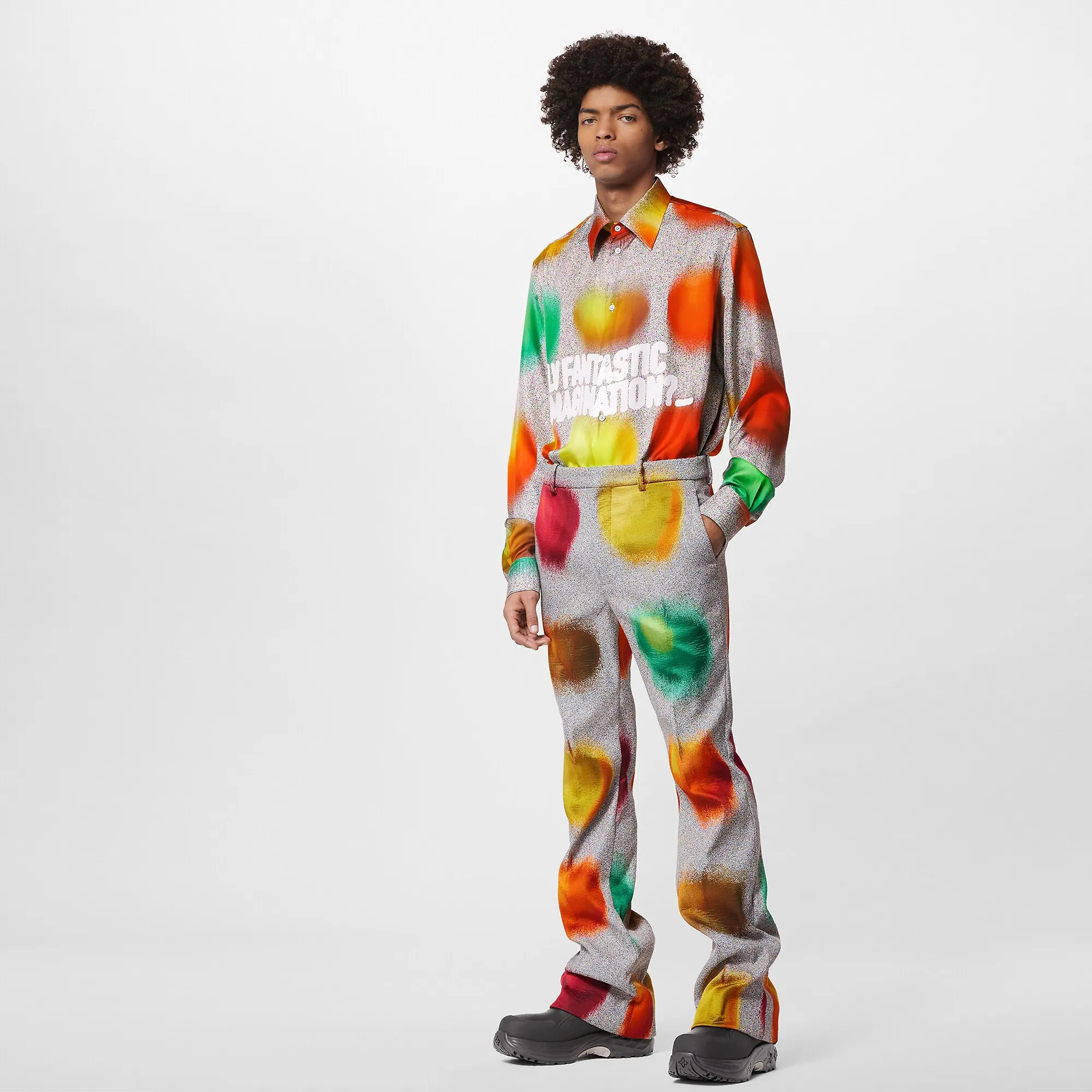 Louis Vuitton Jacquard Tailored Pants - Men - Ready-to-Wear 1ABYQA