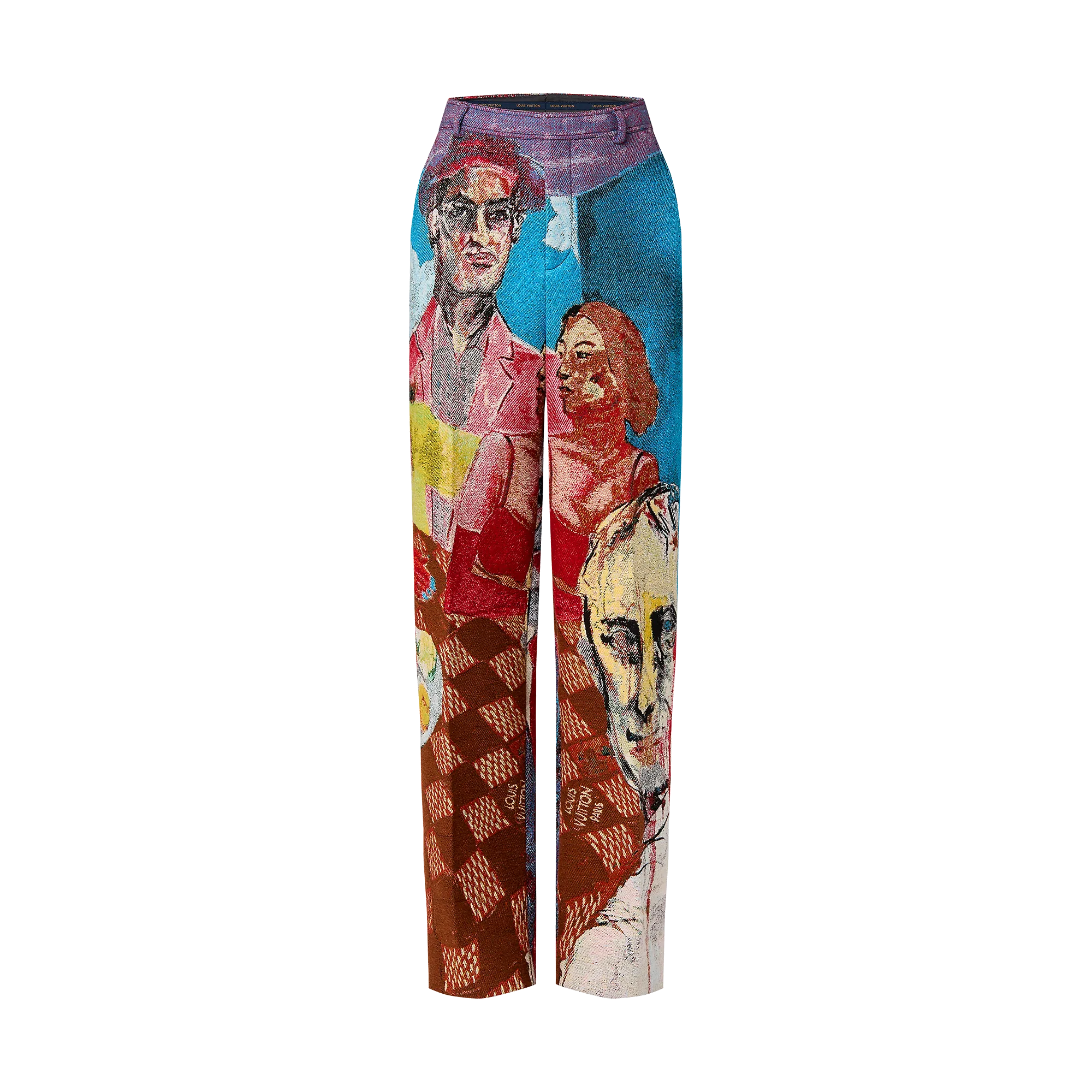 Louis Vuitton Straight Wool Jacquard Pants - Men - Ready-to-Wear 1ABZRD