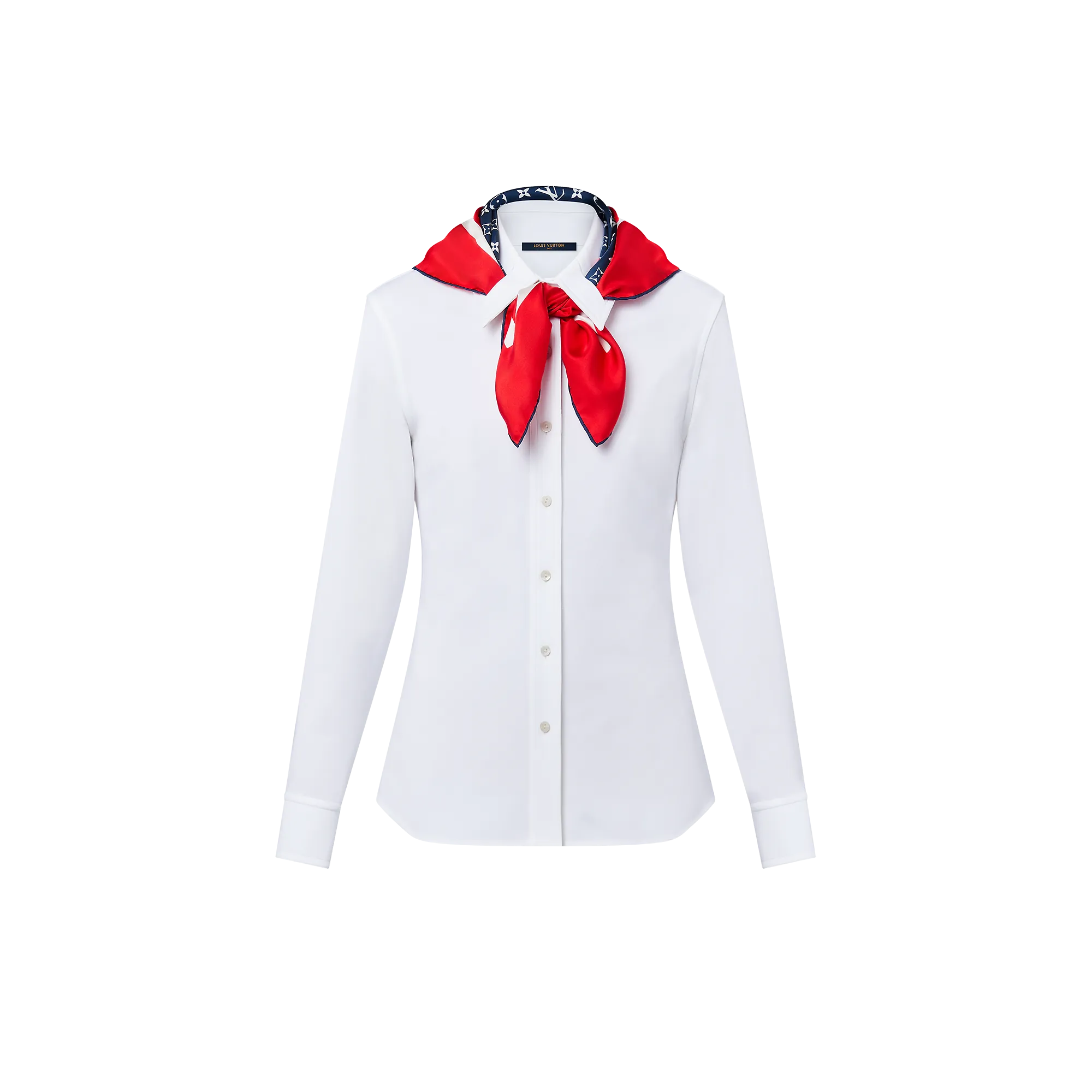 Louis Vuitton Tricolor Monogram Scarf Shirt - Women - Ready-to-Wear 1AC0C9