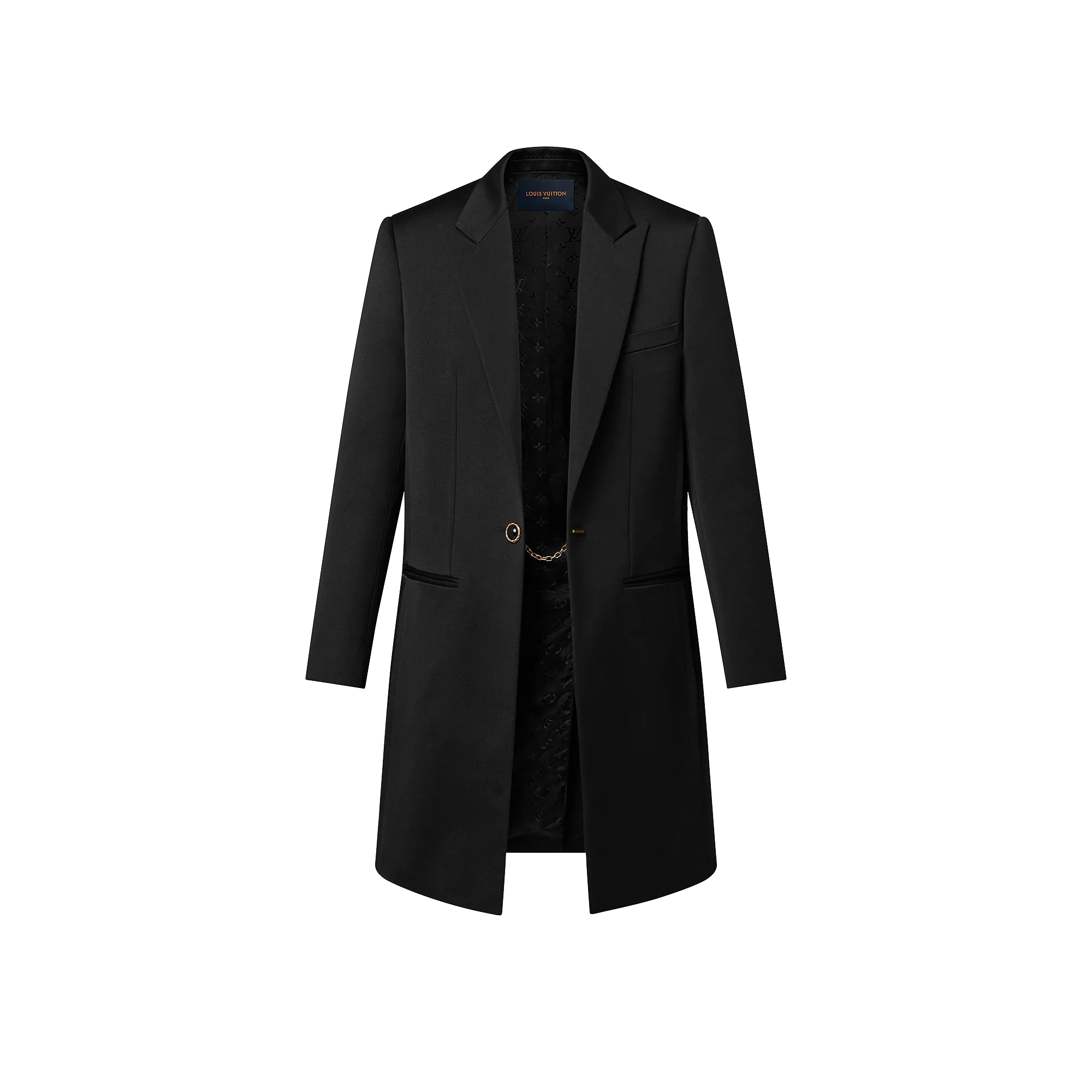 Louis Vuitton Jewel Button Tuxedo Coat - Women - Ready-to-Wear 1AC0CX