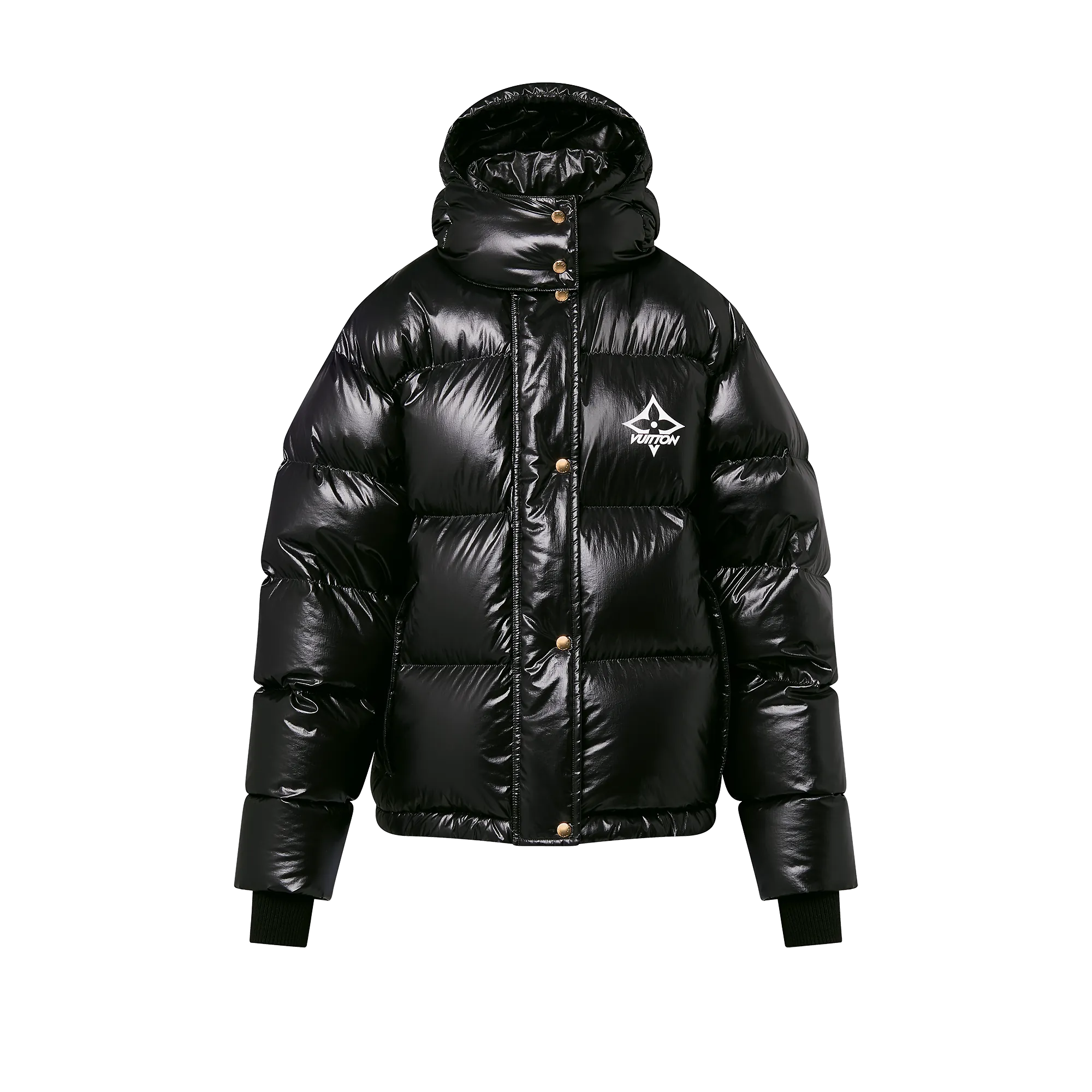 Louis Vuitton Glossy Nylon Puffer Jacket - Women - Ready-to-Wear 1AC0J9