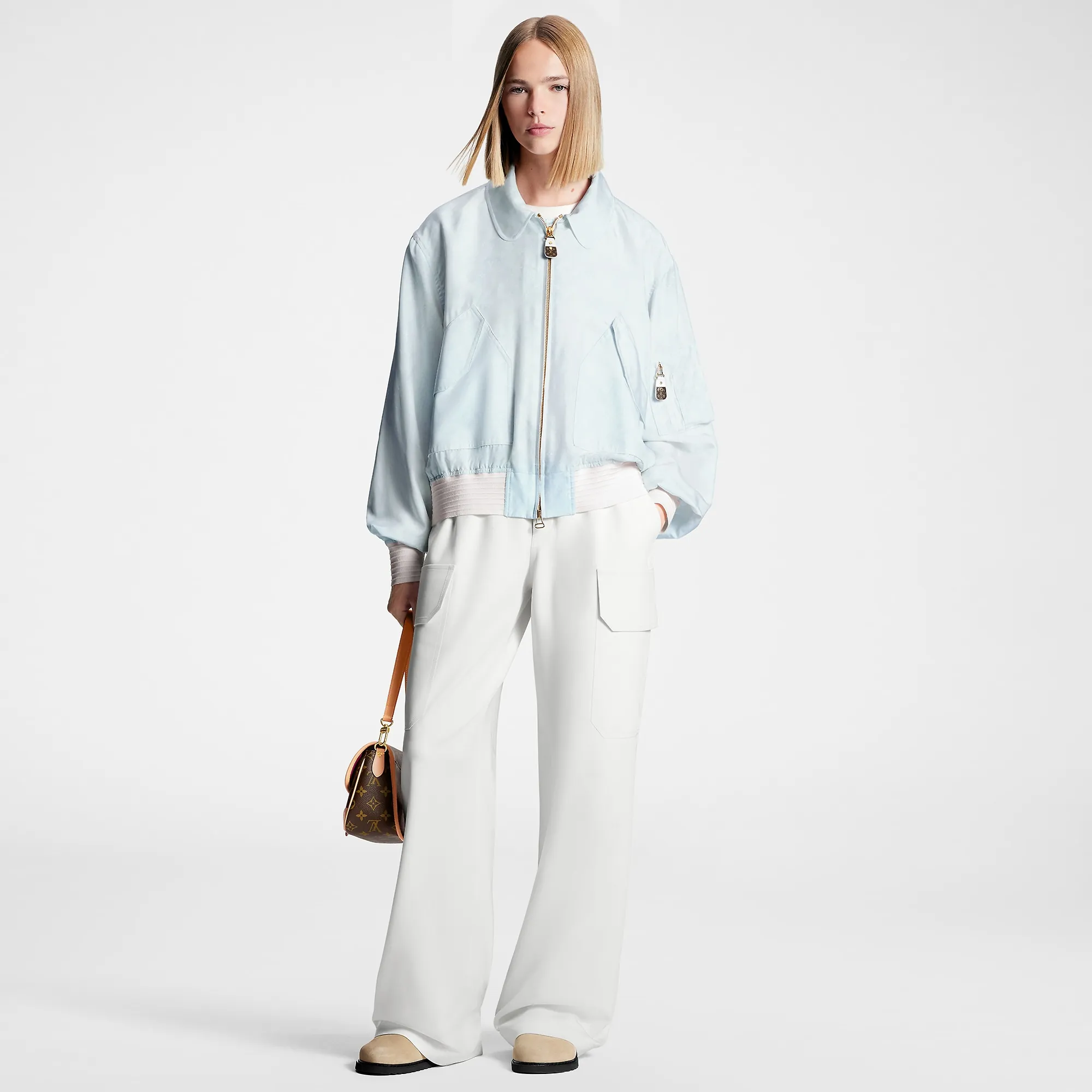 Louis Vuitton Monogram Cloud Bomber Jacket - Women - Ready-to-Wear 1AC0M4