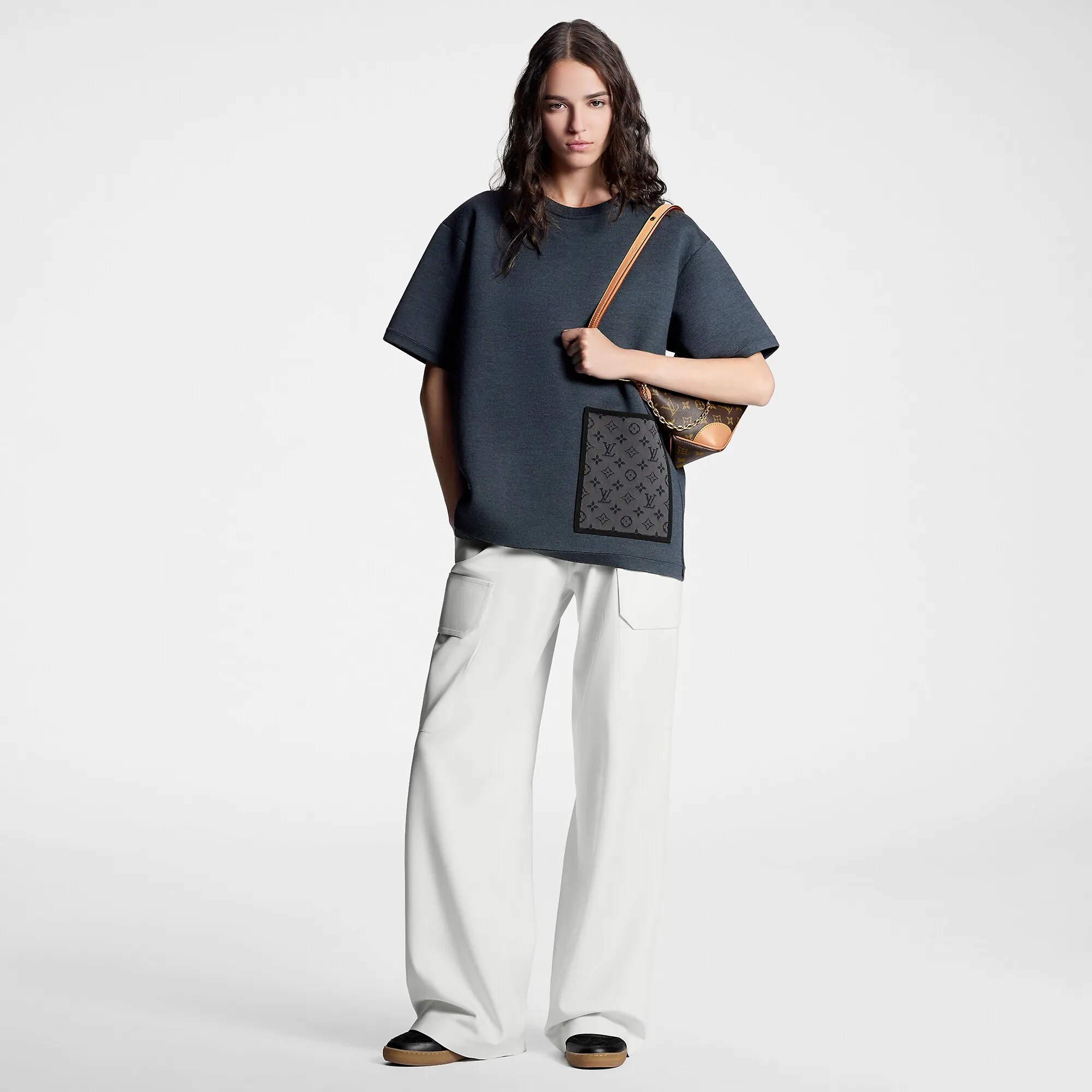 Louis Vuitton Monogram Pocket Knit T-Shirt - Women - Ready-to-Wear 1AC0T3
