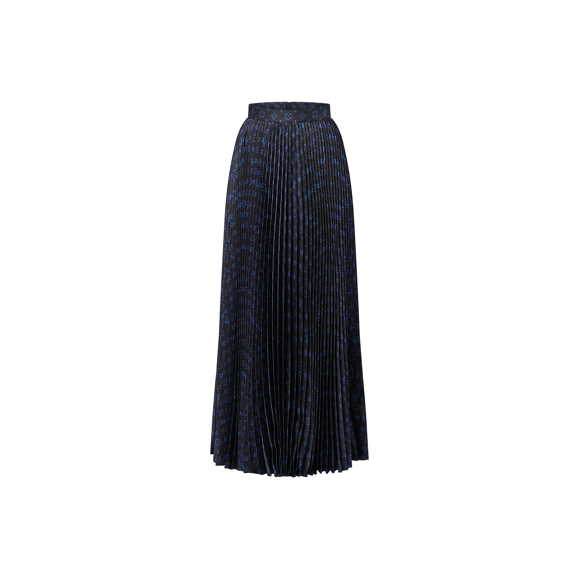 Louis Vuitton Monogram Silk Pleated Skirt - Women - Ready-to-Wear 1AC1EW