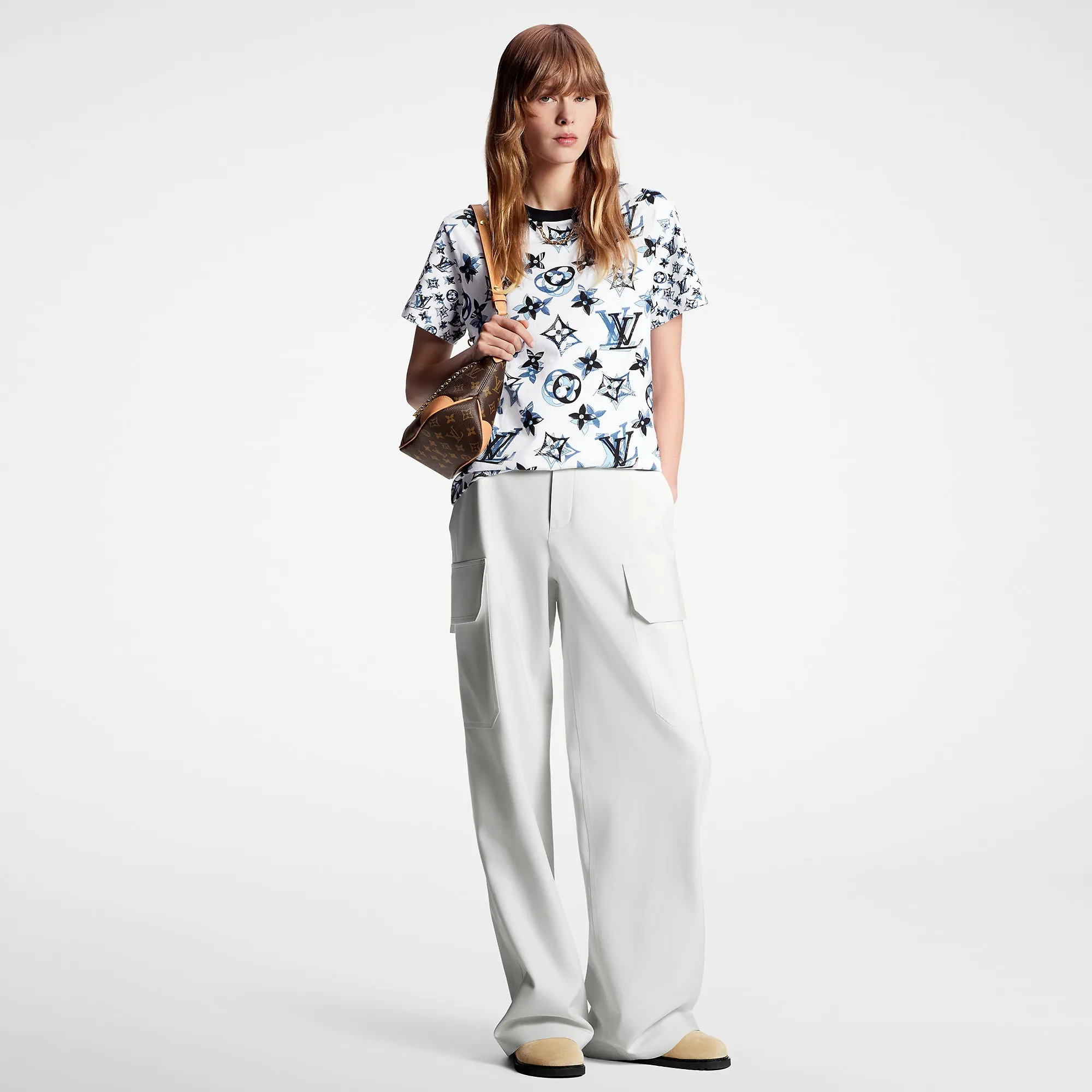 Louis Vuitton 3D Mahina Monogram T-Shirt - Women - Ready-to-Wear 1AC1P7