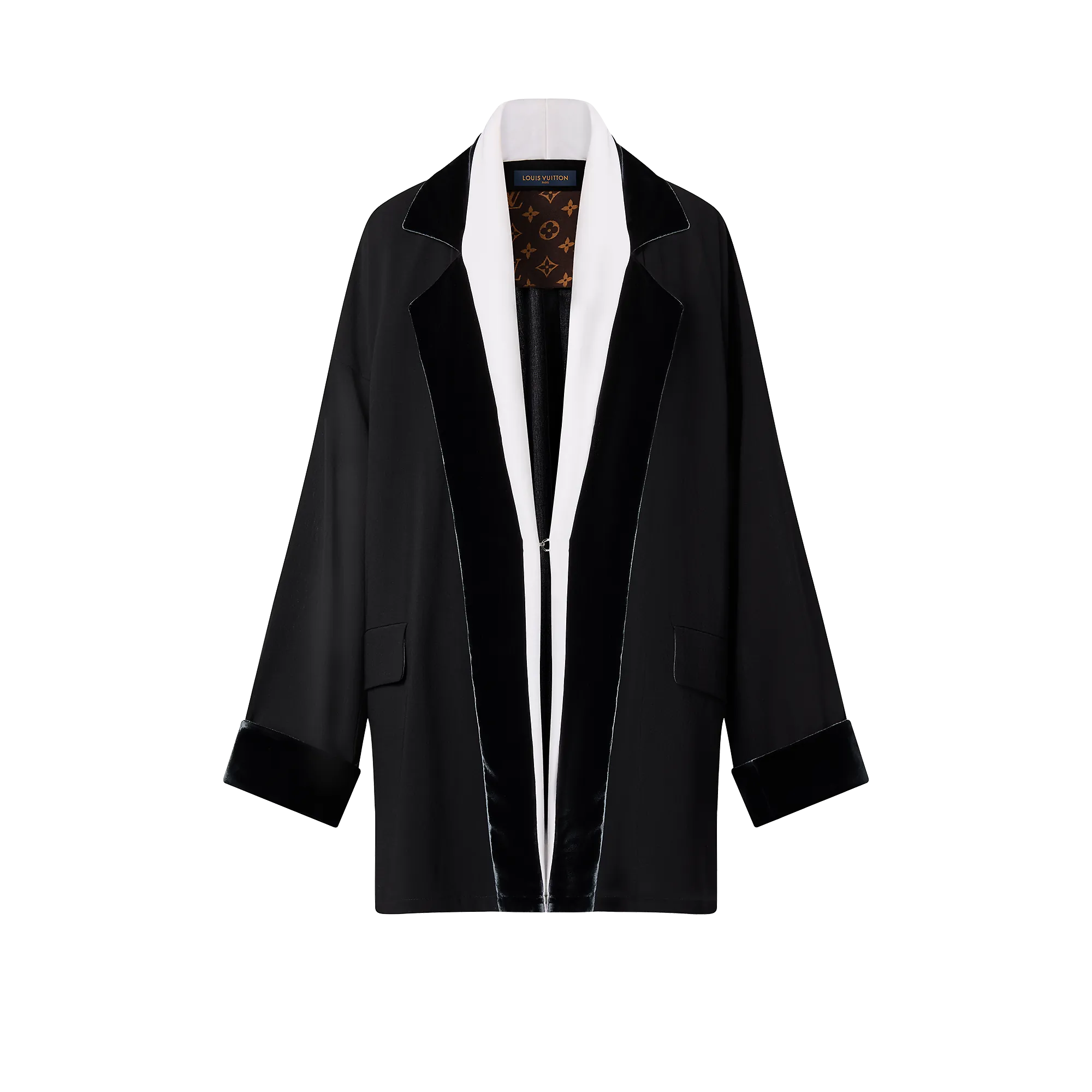 Louis Vuitton Velvet Trim Robe Jacket - Women - Ready-to-Wear 1AC1XC