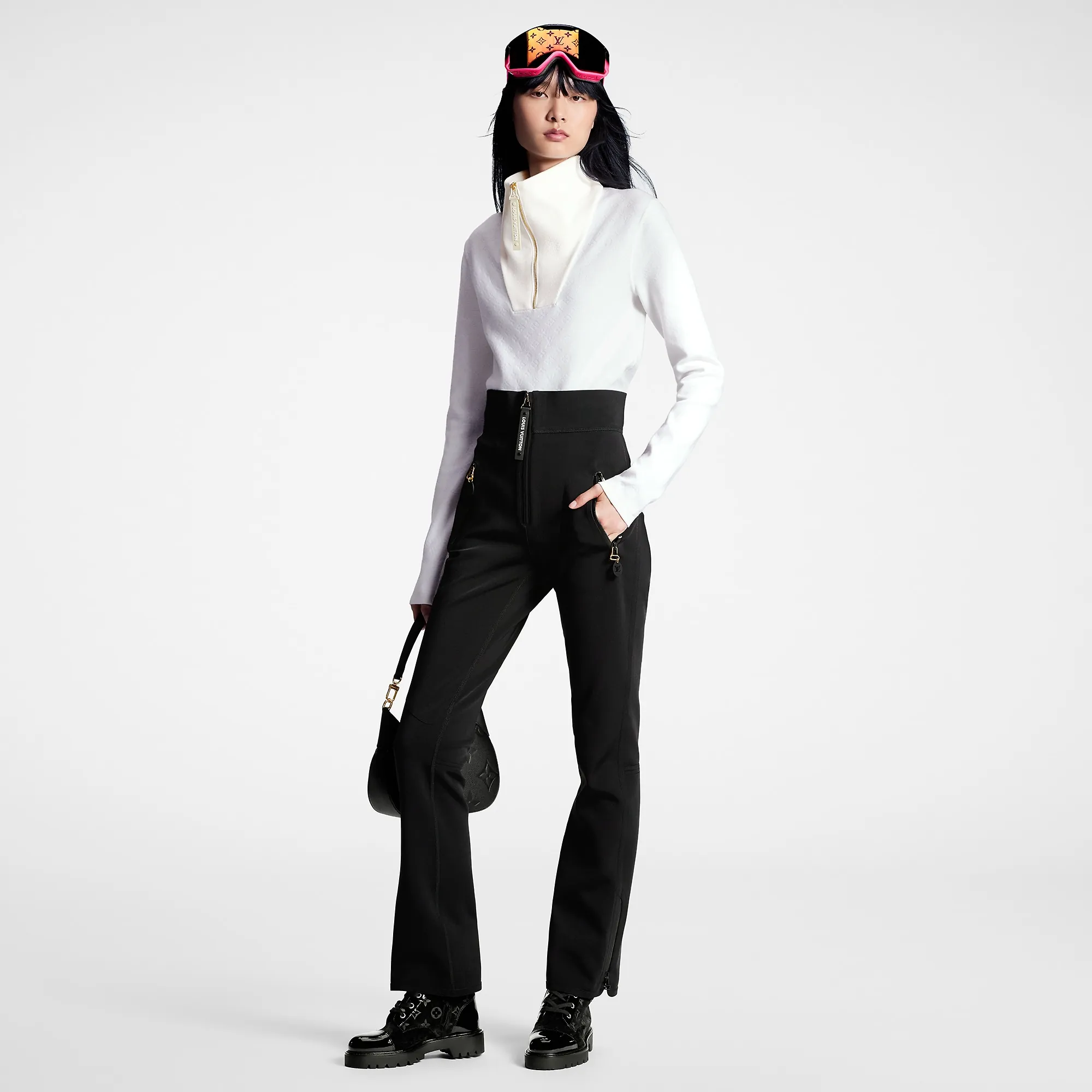 Louis Vuitton Technical Jersey Flared Ski Pants - Women - Ready-to-Wear 1AC21C Louis Vuitton Technical Jersey Flared Ski Pants - Women - Ready-to-Wear 1AC21C