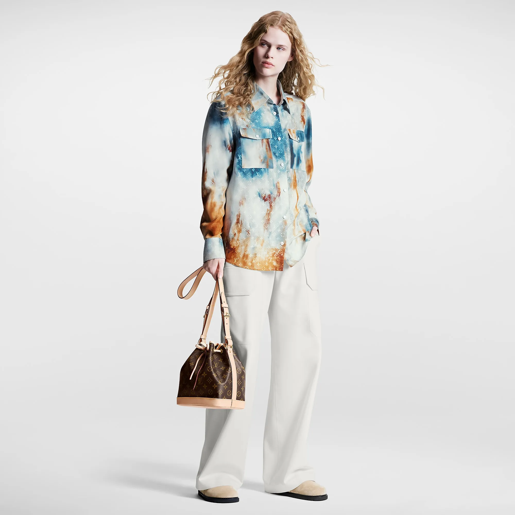 Louis Vuitton Tie Dye Monogram Shirt - Women - Ready-to-Wear 1AC21S