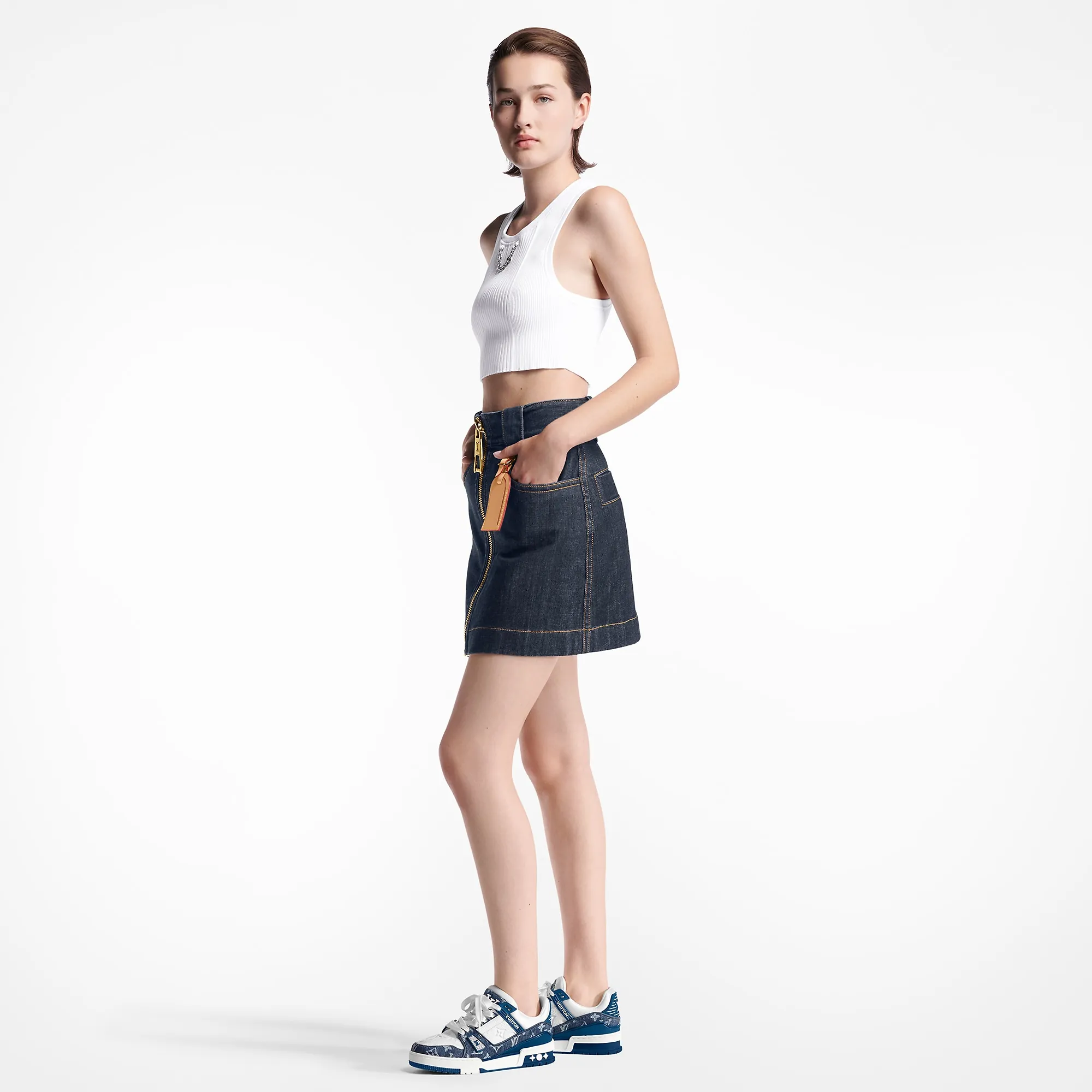 Louis Vuitton LV Trainer Sneaker - Women - Shoes 1AC2AO Light Blue