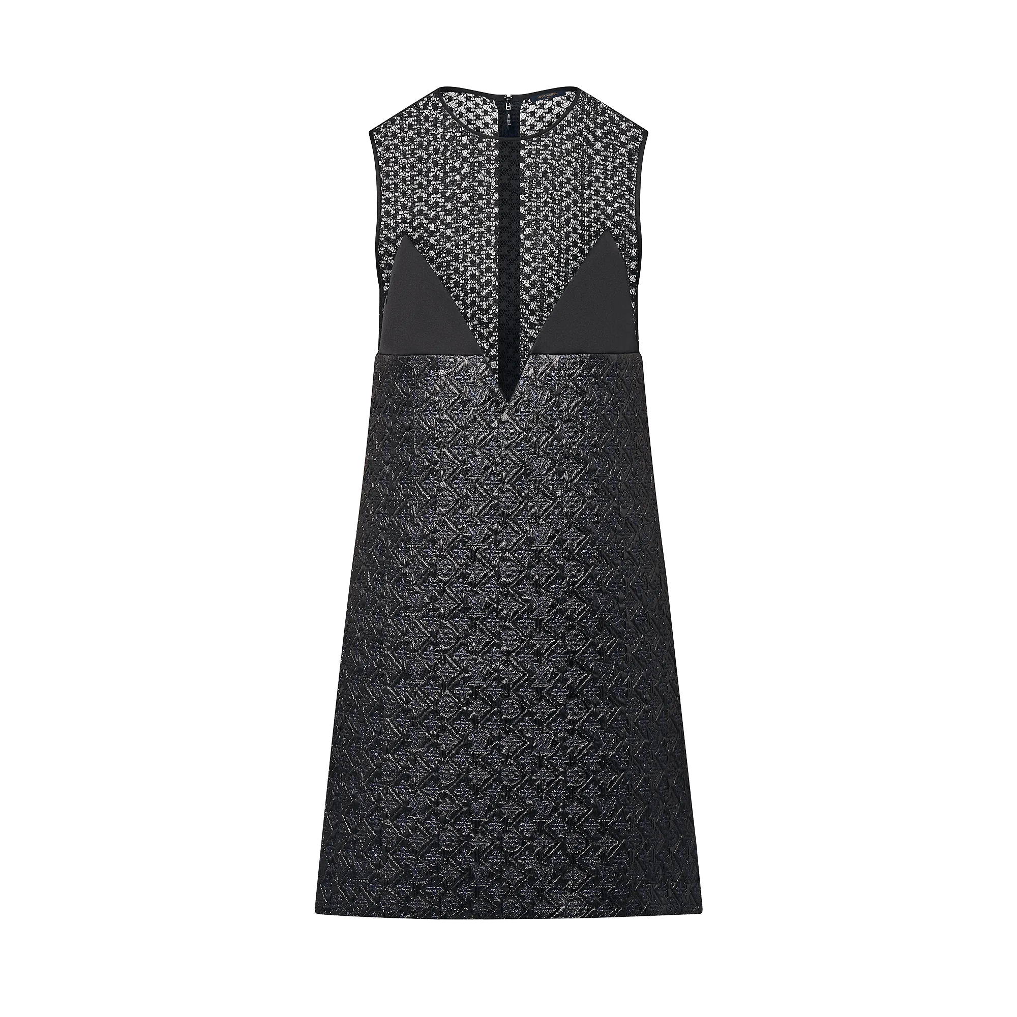 Louis Vuitton Lurex Monogram And Lace Dress - Women - Ready-to-Wear 1AC2EB