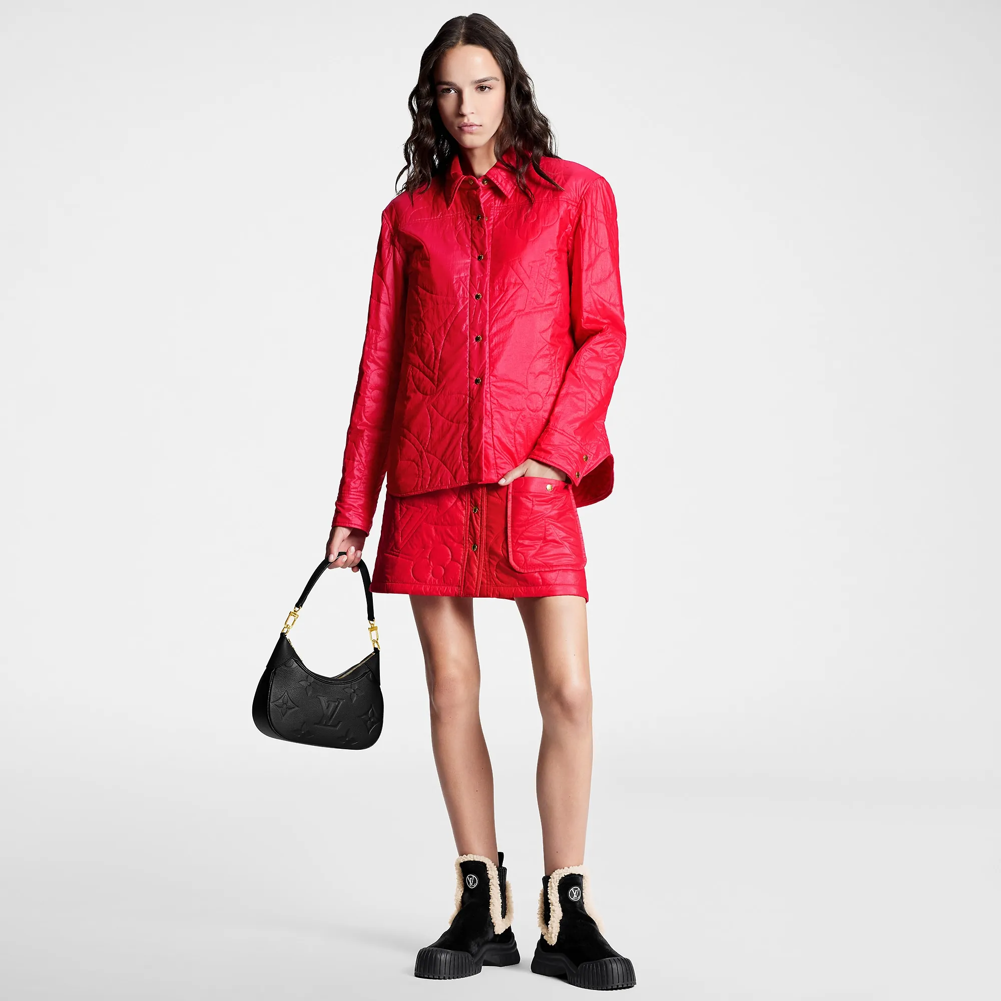 Louis Vuitton Quilted Monogram Flower Mini Skirt - Women - Ready-to-Wear 1AC2FF