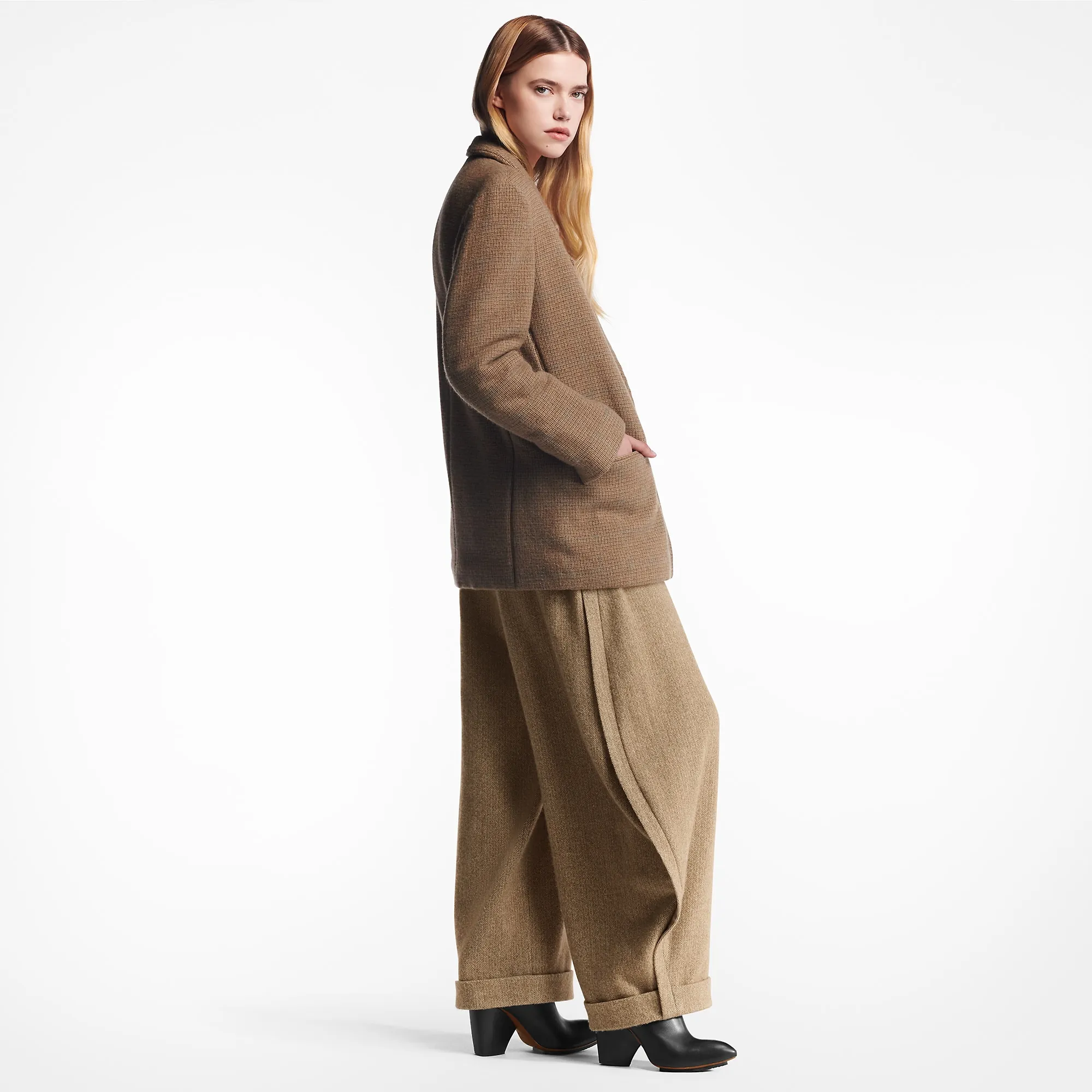 Louis Vuitton Herringbone Balloon Pants - Women - Ready-to-Wear 1AC3CF