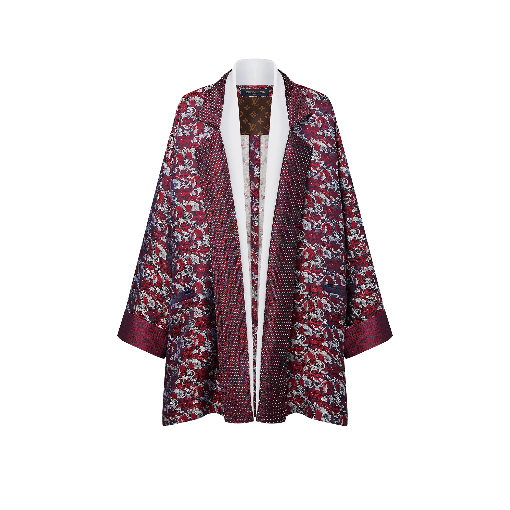 Louis Vuitton Leaf Jacquard Robe Jacket - Women - Ready-to-Wear 1AC3IF
