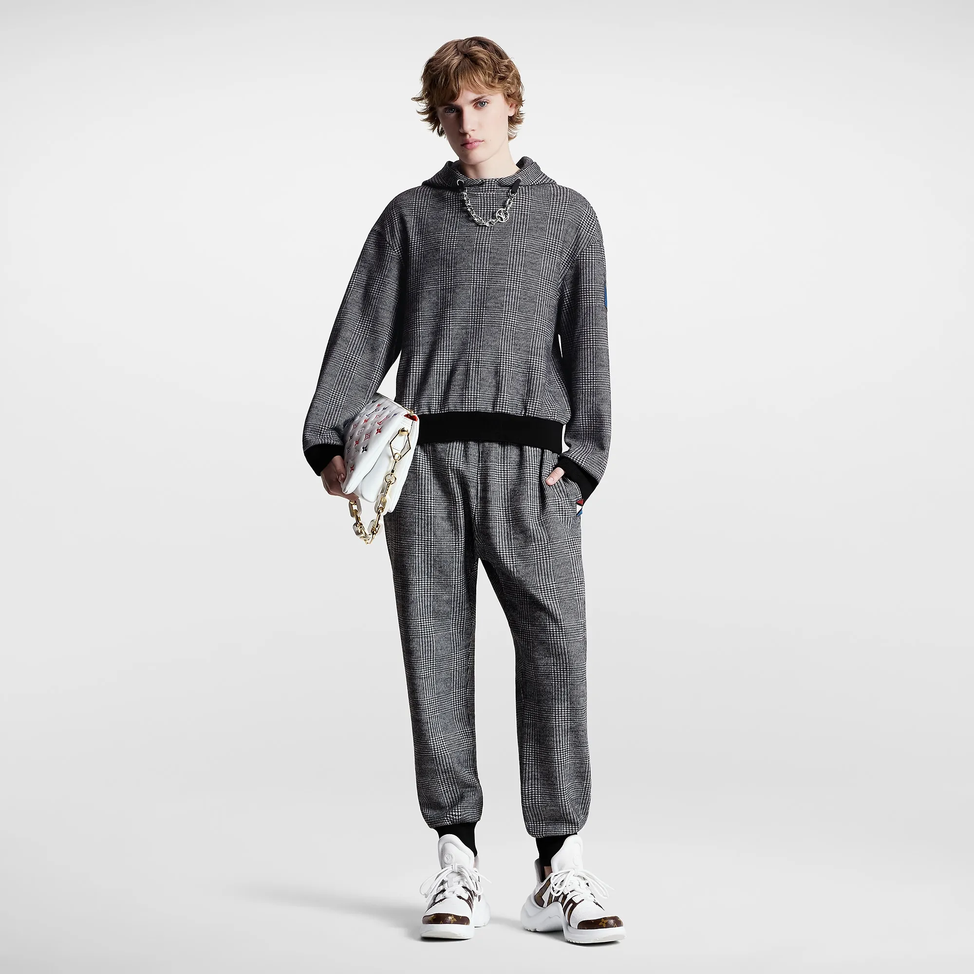 Louis Vuitton Prince of Wales Jogging Pants - Women - Ready-to-Wear 1AC3MS