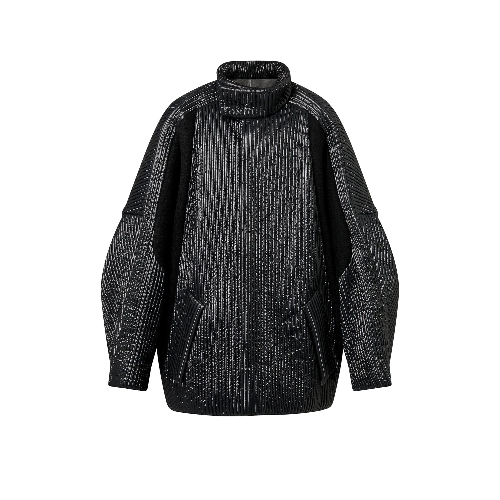 Louis Vuitton Pinstripe Quilted Egg Coat - Women - Ready-to-Wear 1AC3YS