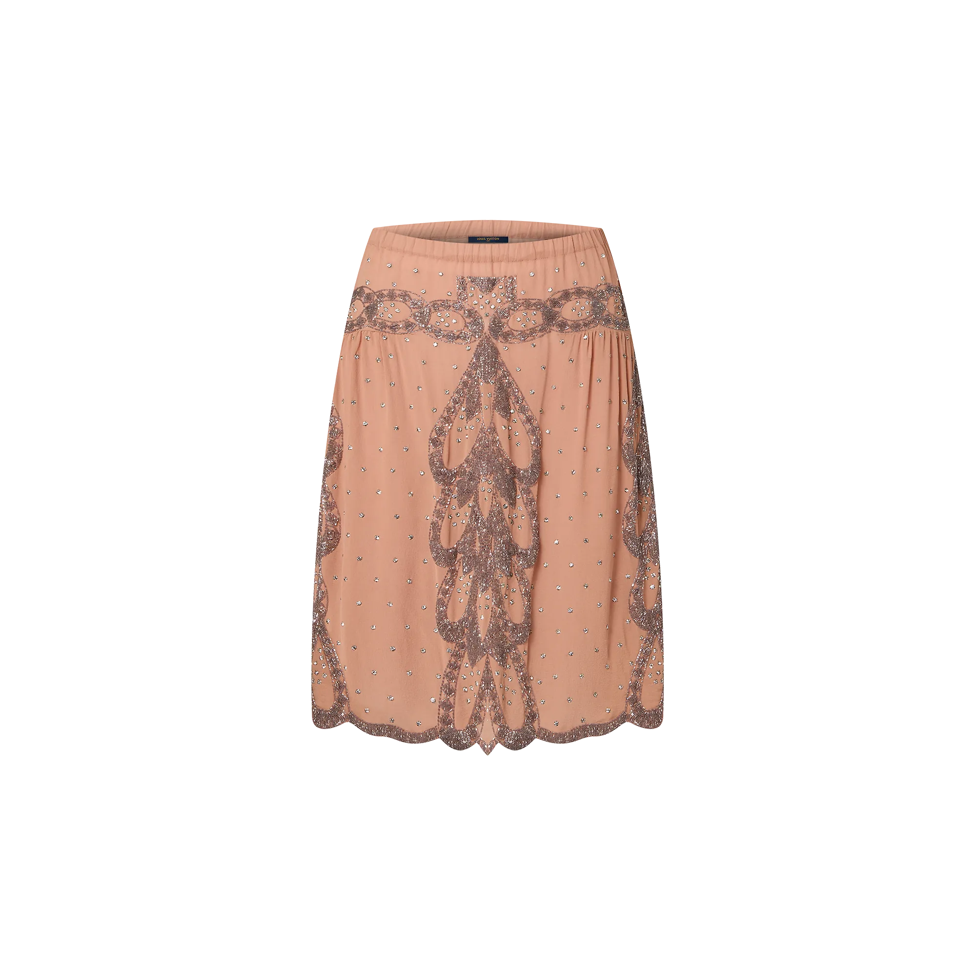 Louis Vuitton Embroidred Abstract Leaf Skirt - Women - Ready-to-Wear 1AC448