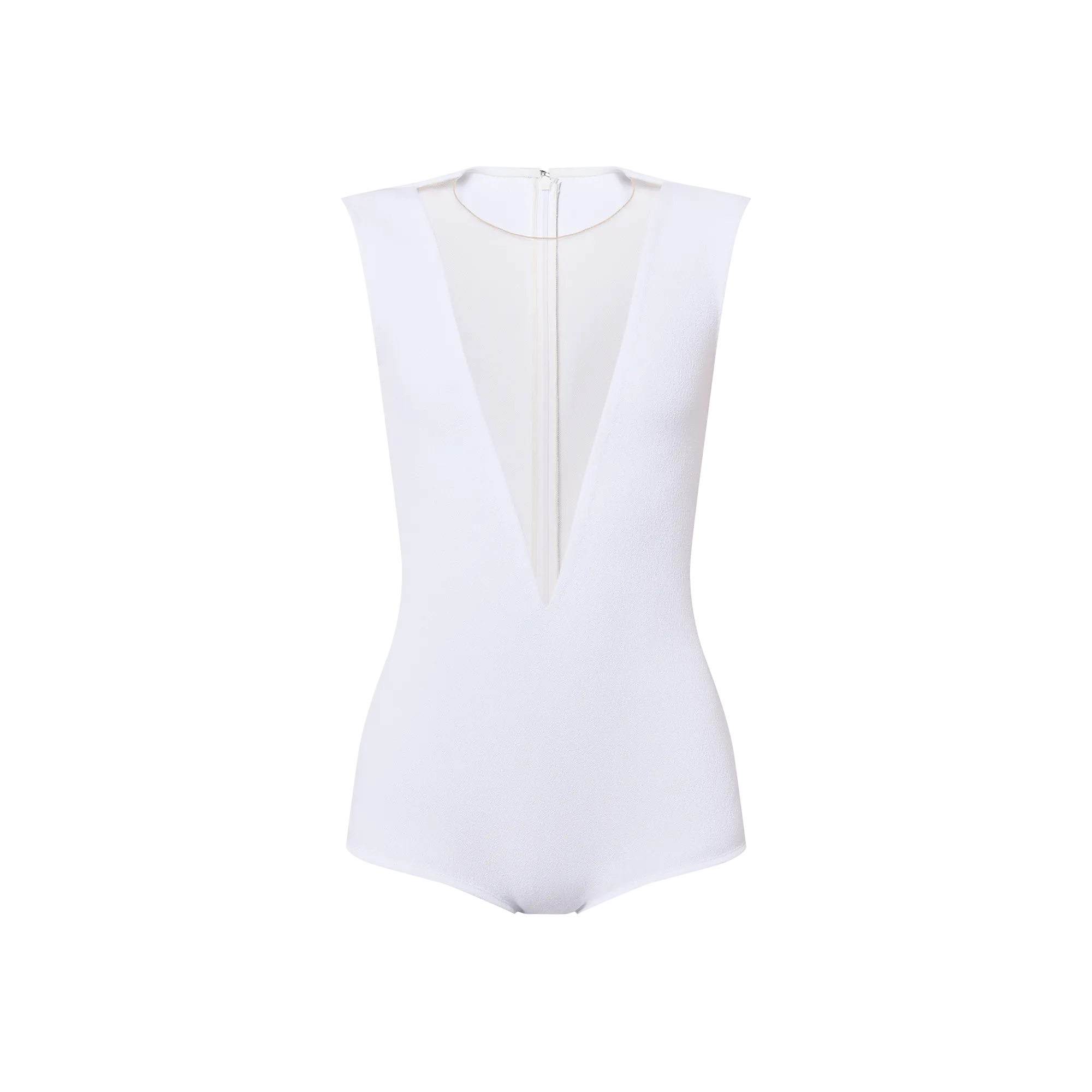 Louis Vuitton Tulle Insert Body - Women - Ready-to-Wear 1AC458 Optical White