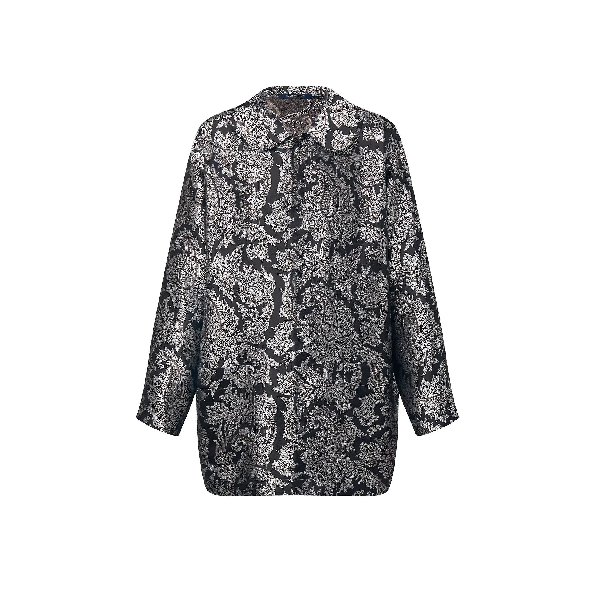 Louis Vuitton Paisley Peter Pan Collar Pajama Shirt - Women - Ready-to-Wear 1AC488