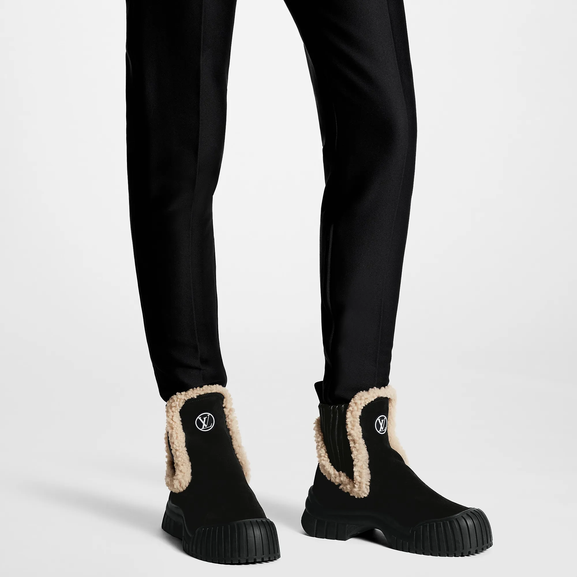 Louis Vuitton Ruby Flat Ankle Boot - Women - Shoes 1AC7AC Black