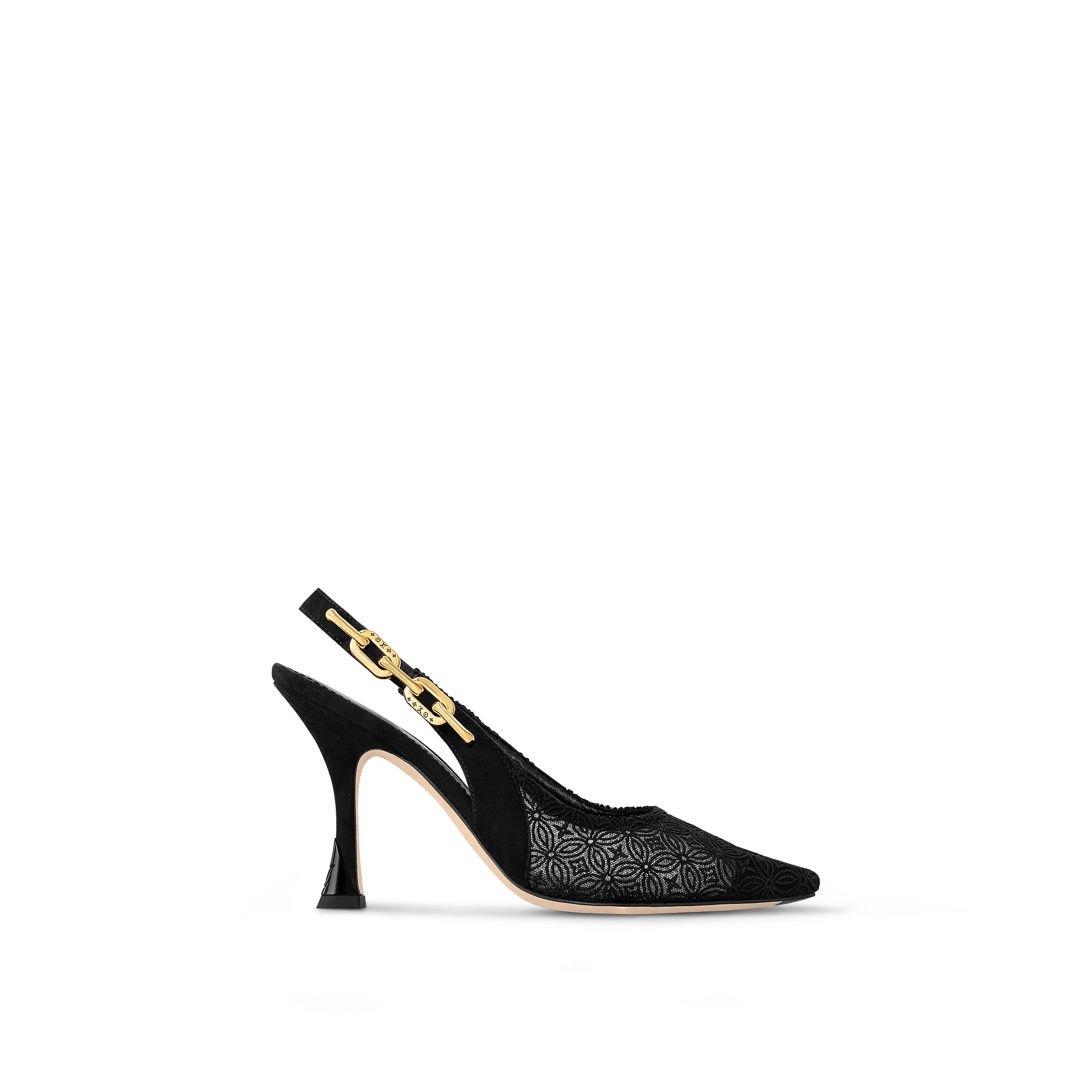 Louis Vuitton Sparkle Slingback Pump - Women - Shoes 1ACGJZ Black