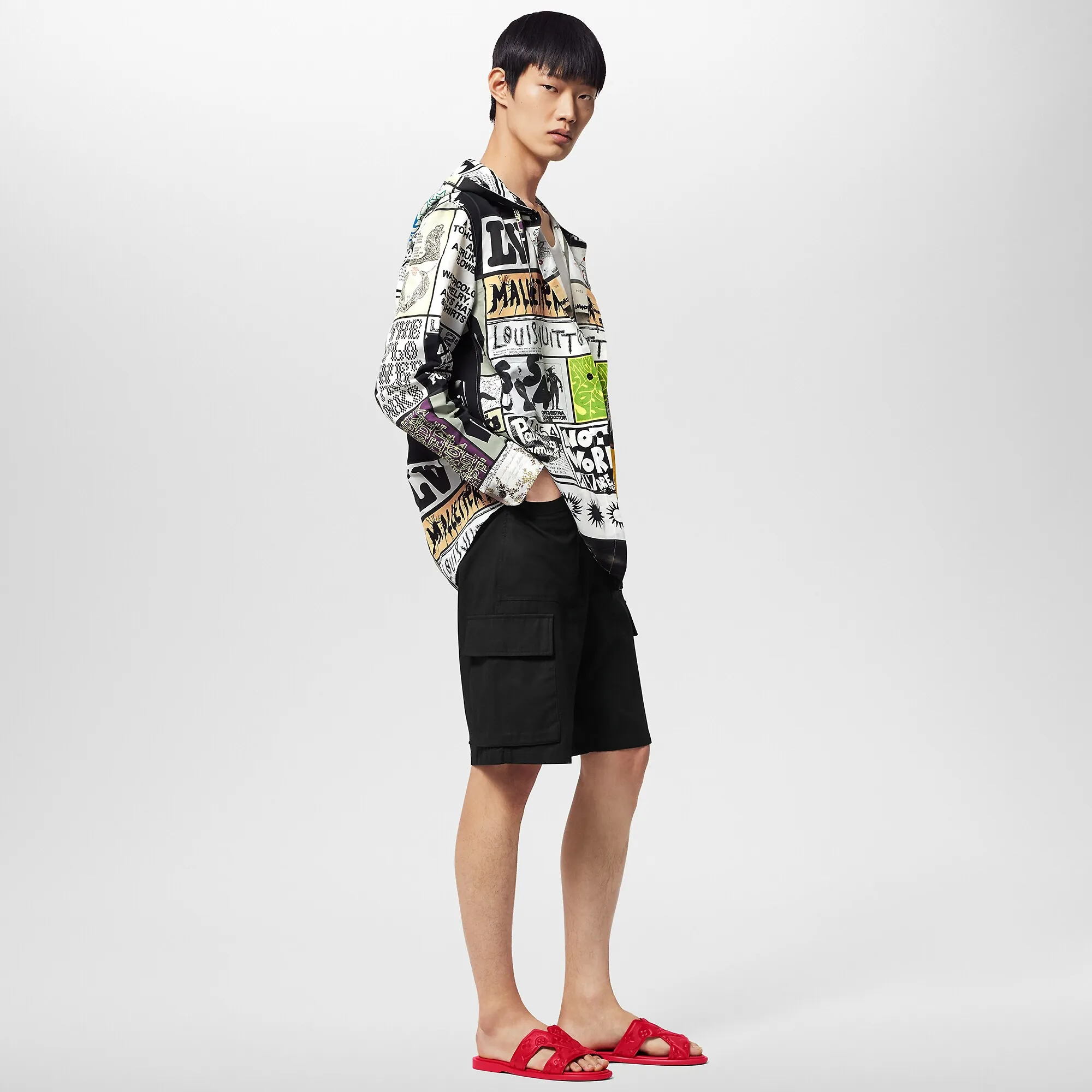 Louis Vuitton LV Oasis Mule - Men - Shoes 1ACHK2 Red