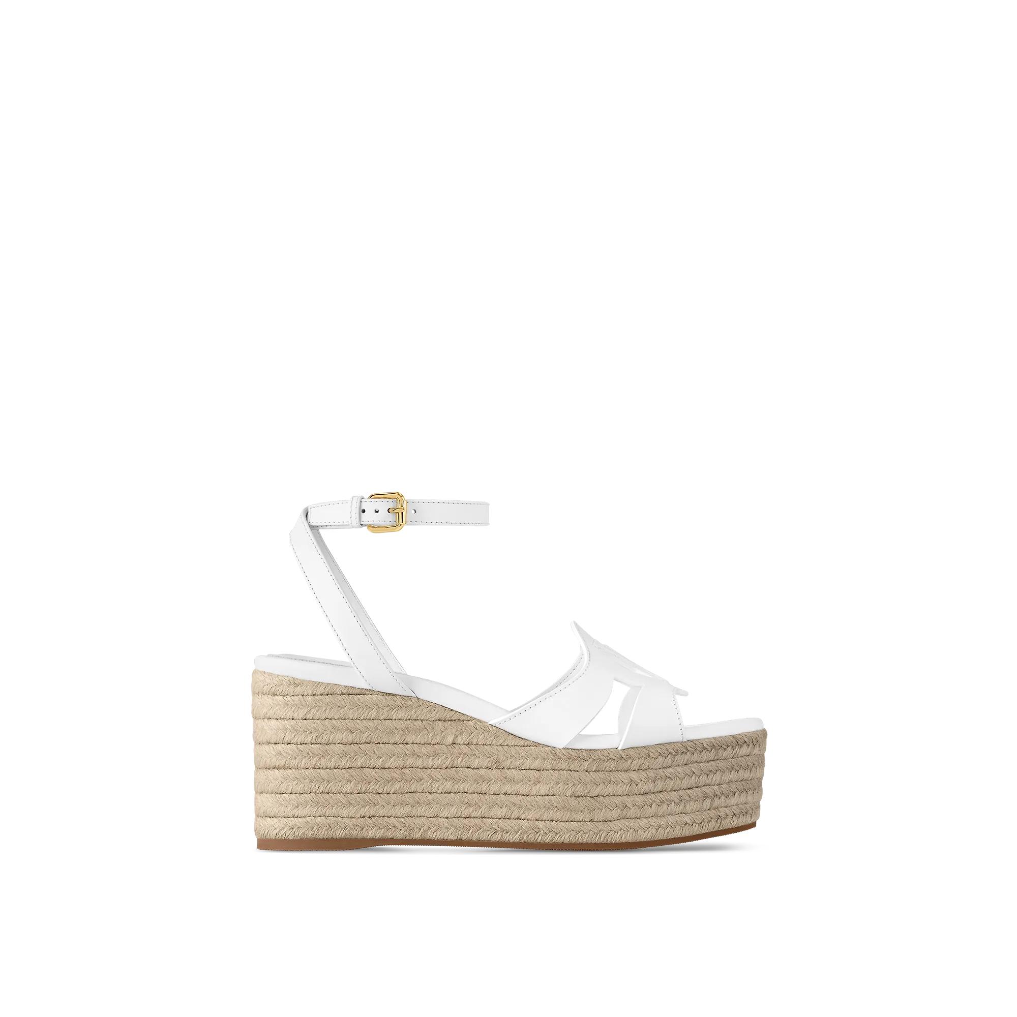 Louis Vuitton LV Isola Wedge Sandal - Women - Shoes 1ACI6V White
