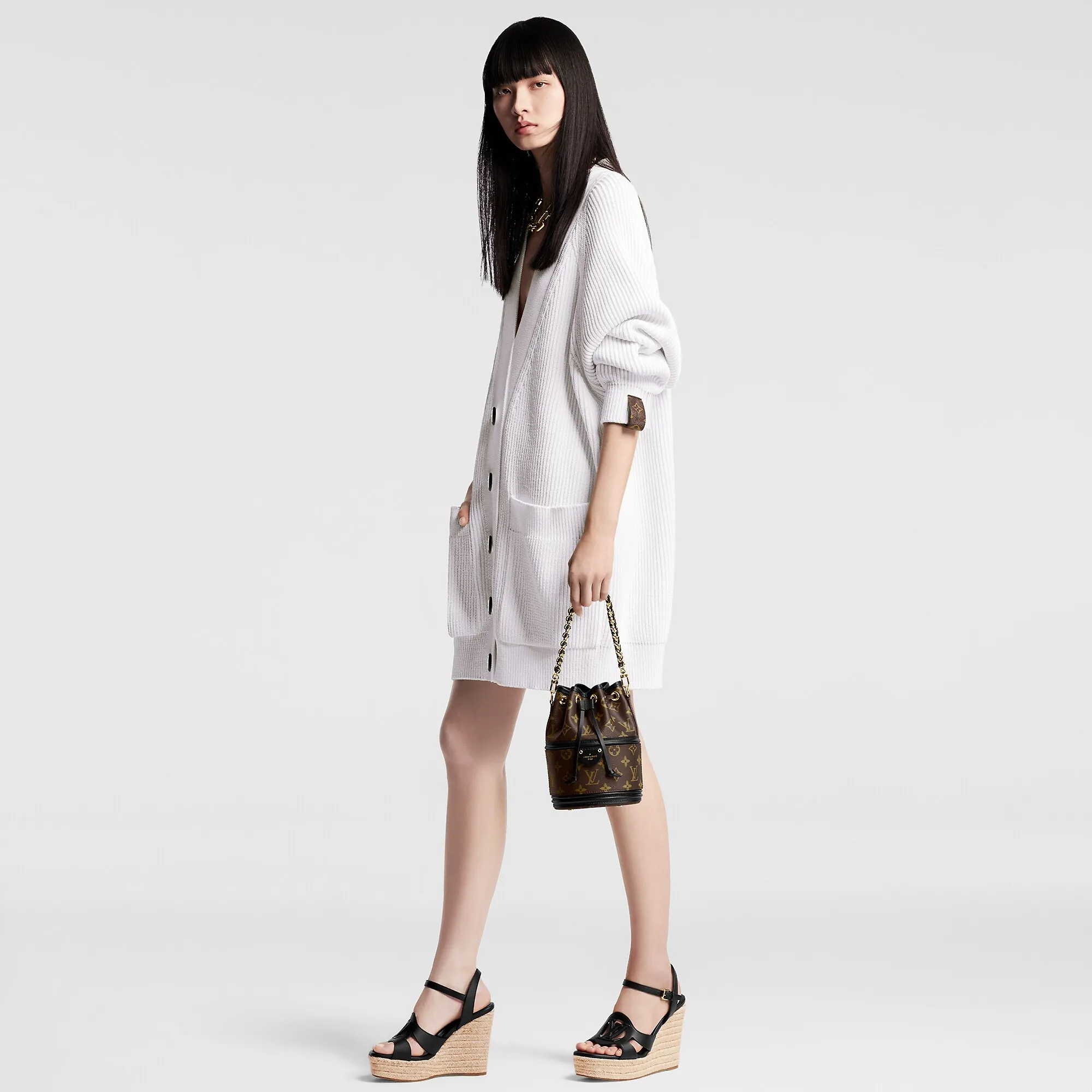 Louis Vuitton LV Isola Wedge Sandal - Women - Shoes 1ACI8E Black