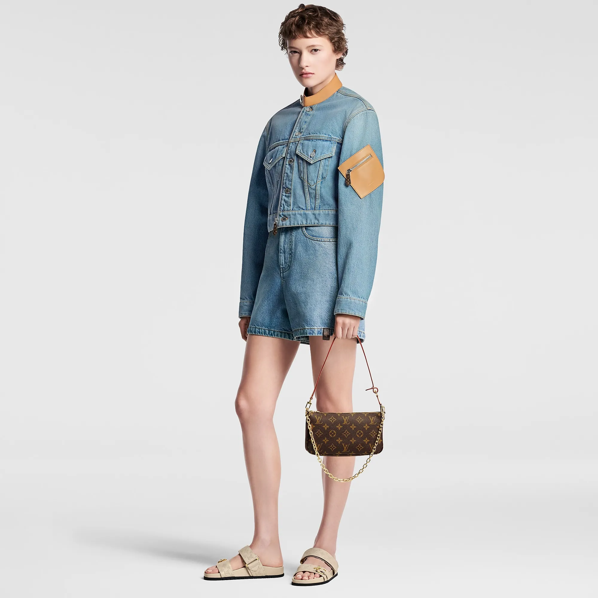 Louis Vuitton Bom Dia Flat Comfort Mule - Women - Shoes 1ACKIR Beige Clair