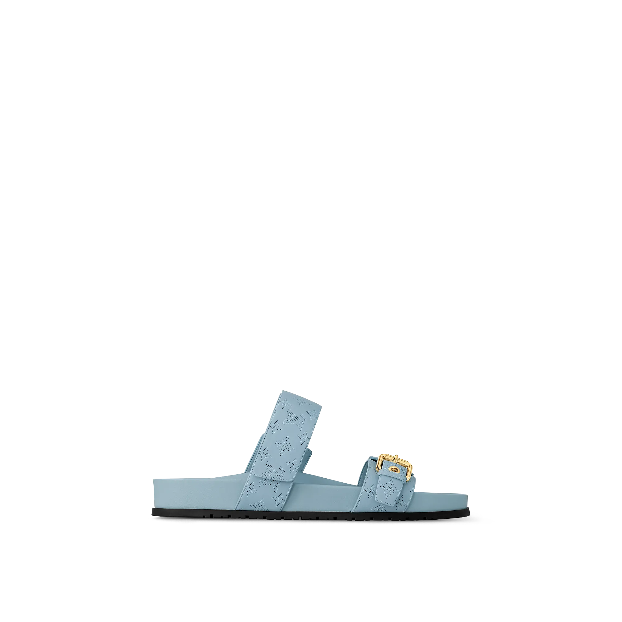 Louis Vuitton Bom Dia Flat Comfort Mule - Women - Shoes 1ACKJB Light Blue