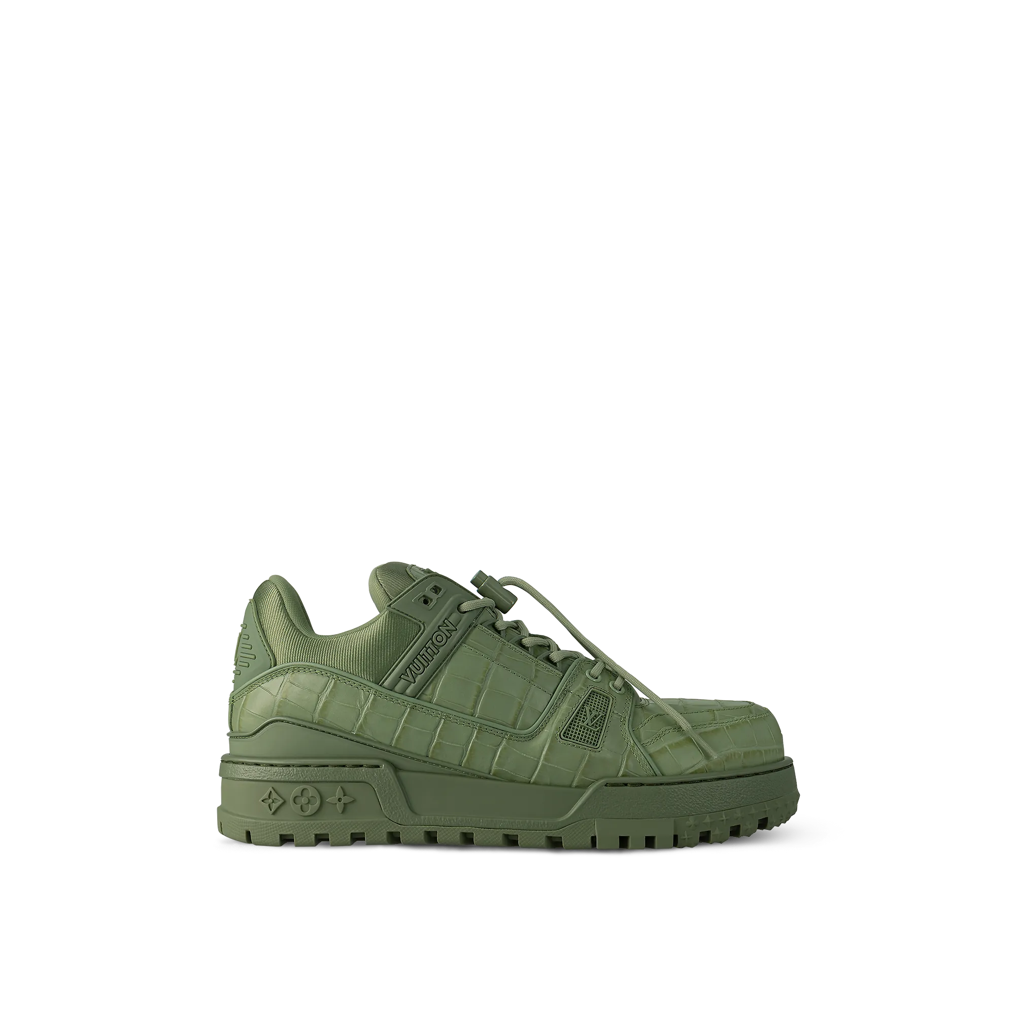 Louis Vuitton LV Trainer Maxi Sneaker - New - For Men 1ACN21 Khaki