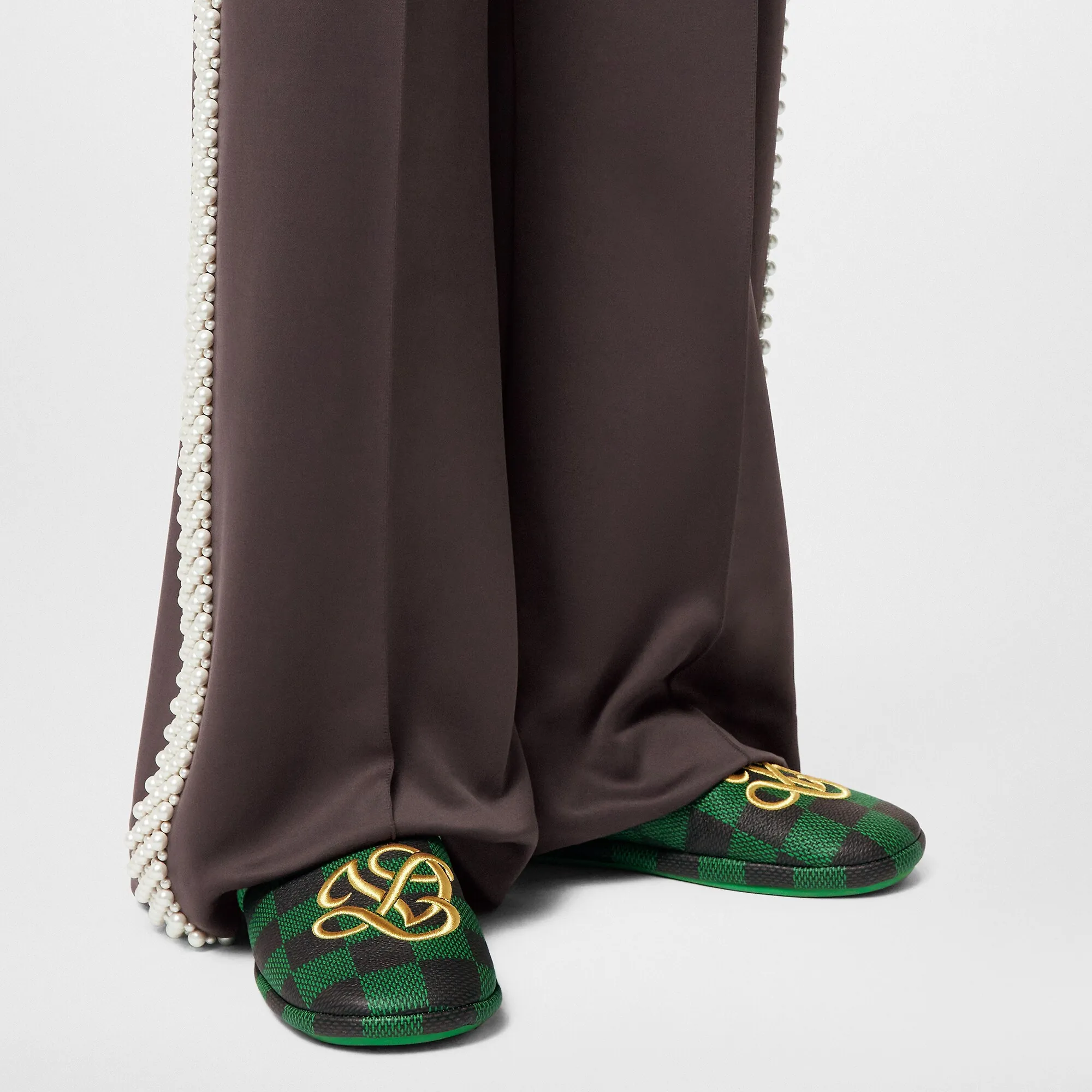 Louis Vuitton LV Palace Slipper - New - For Men 1ACN7F Green