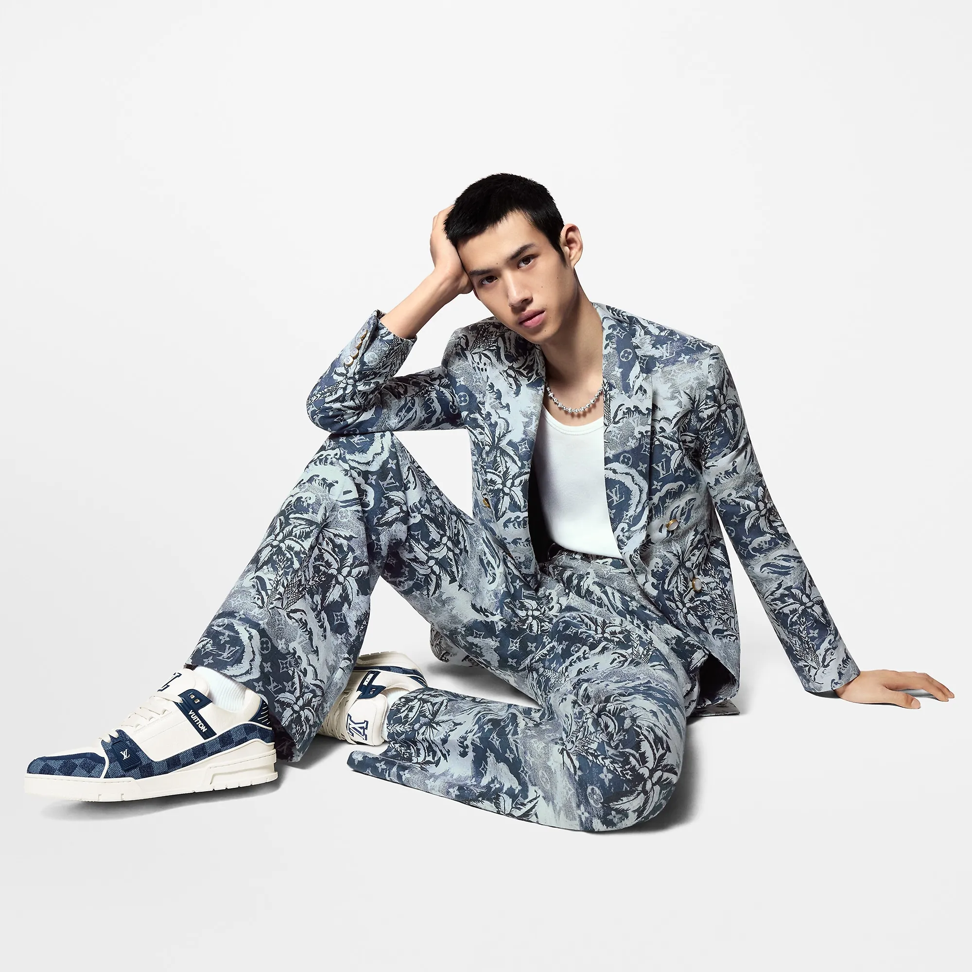 Louis Vuitton LV Trainer Sneaker - Men - Shoes 1ACPRW Blue