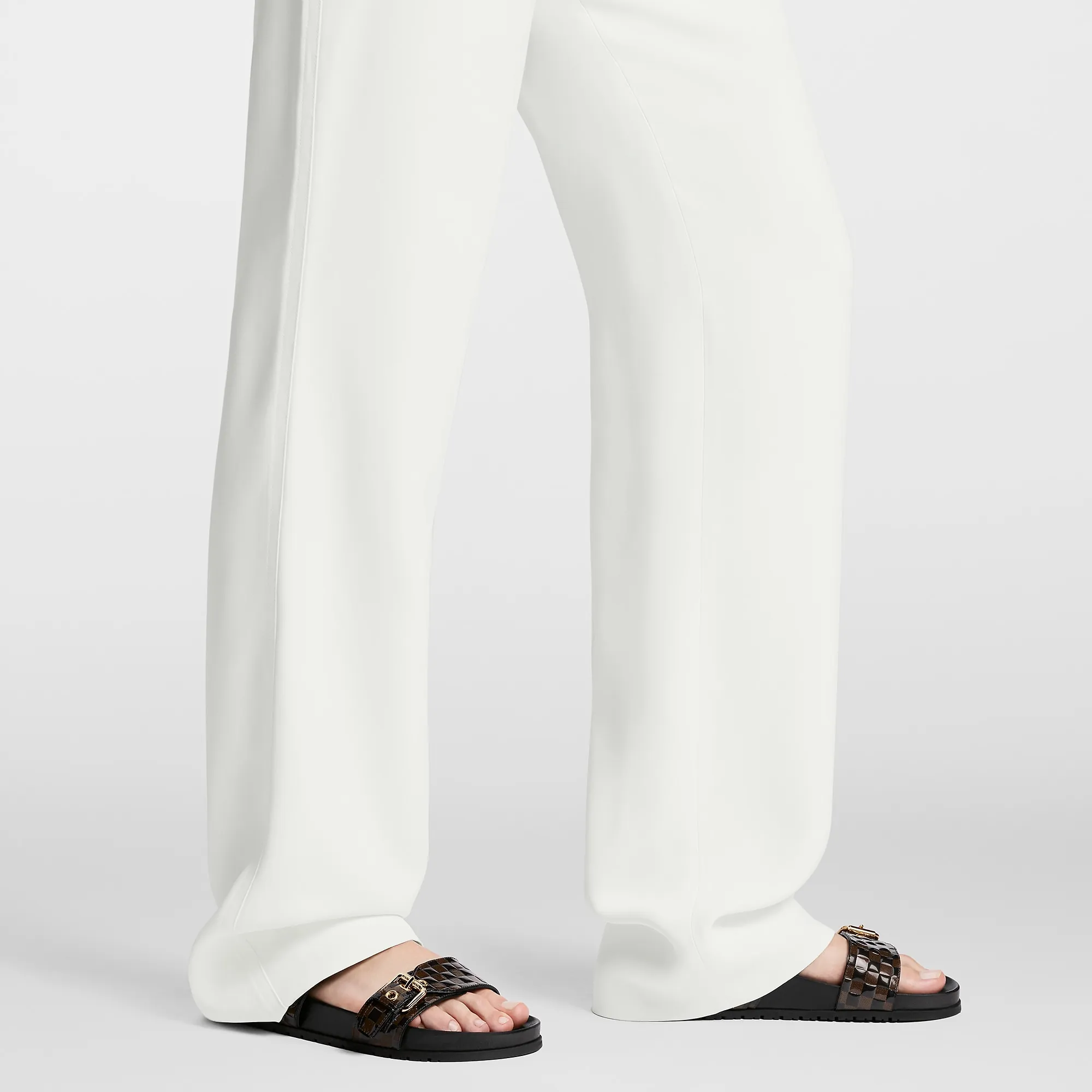 Louis Vuitton Bom Dia Flat Comfort Mule - Women - Shoes 1ACSJK Ebene