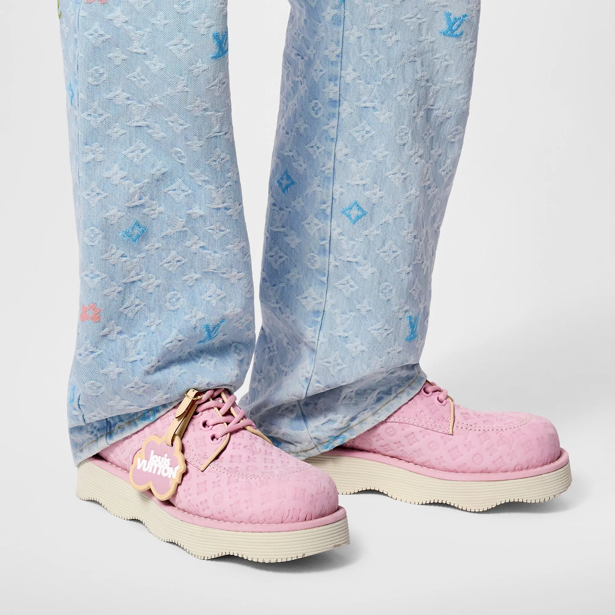 Louis Vuitton LV Waves Derby - Men - Shoes 1ACWDV Pink