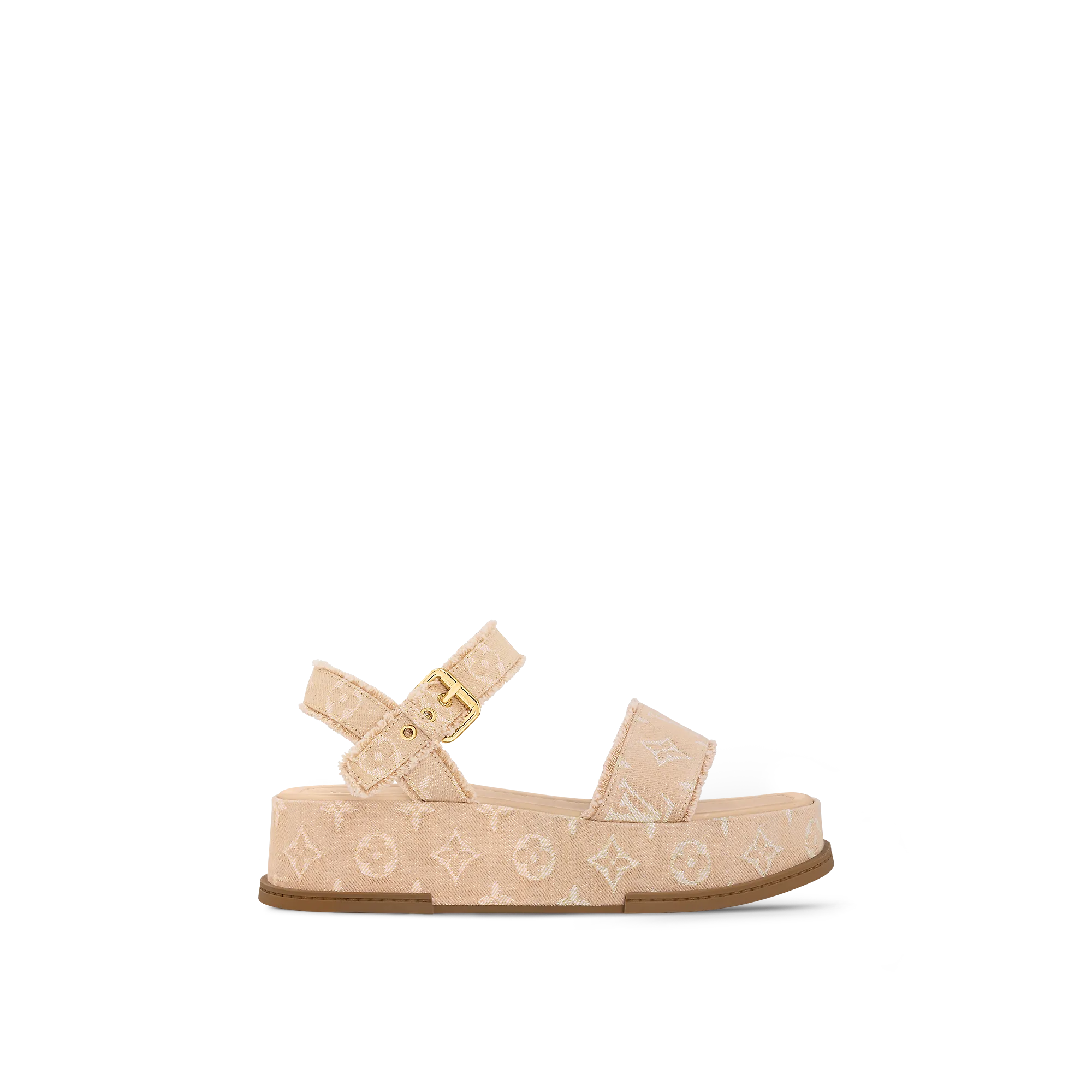Louis Vuitton Maya Flatform Sandal - Women - Shoes 1ACYCL Beige